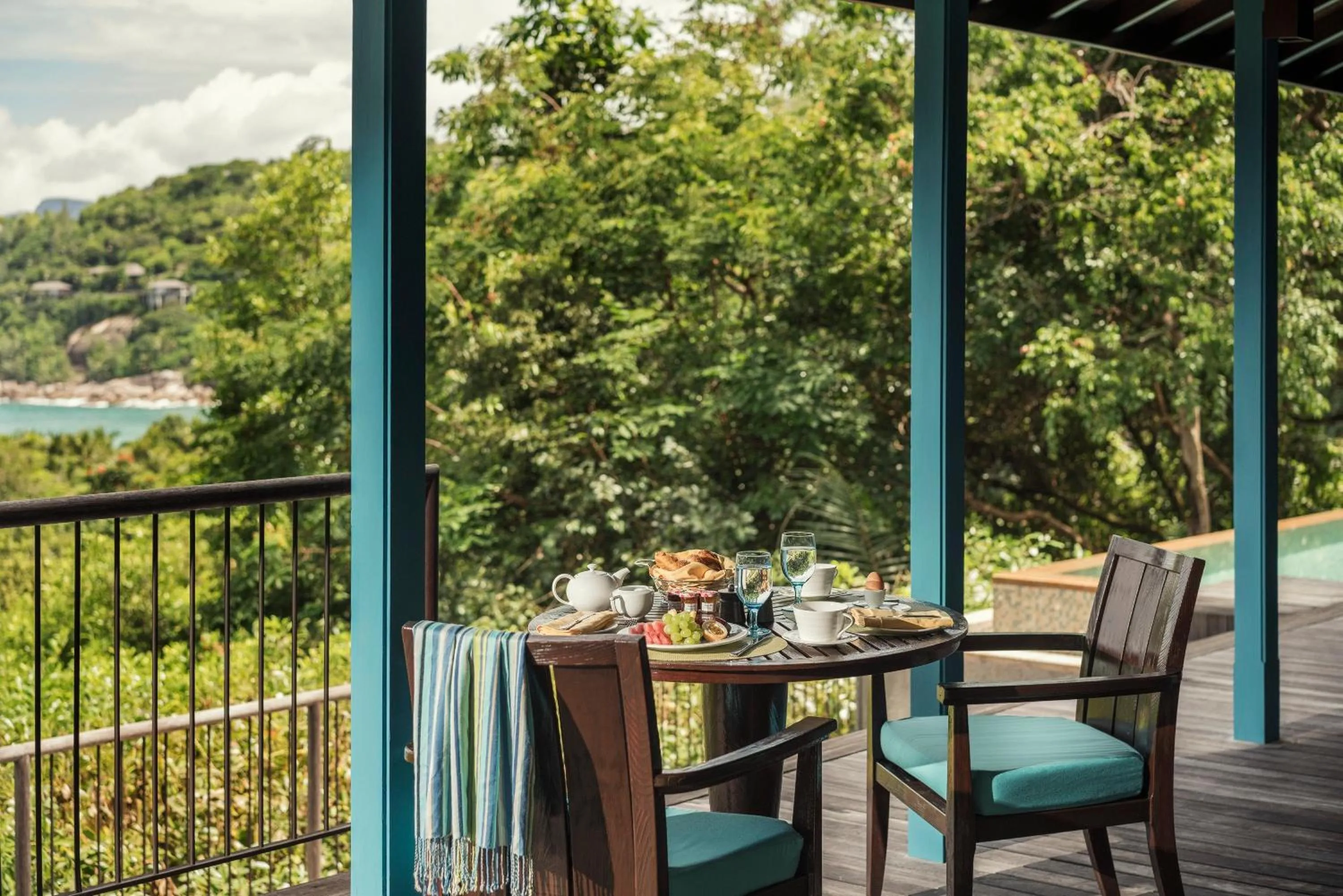 Patio in Four Seasons Resort Seychelles