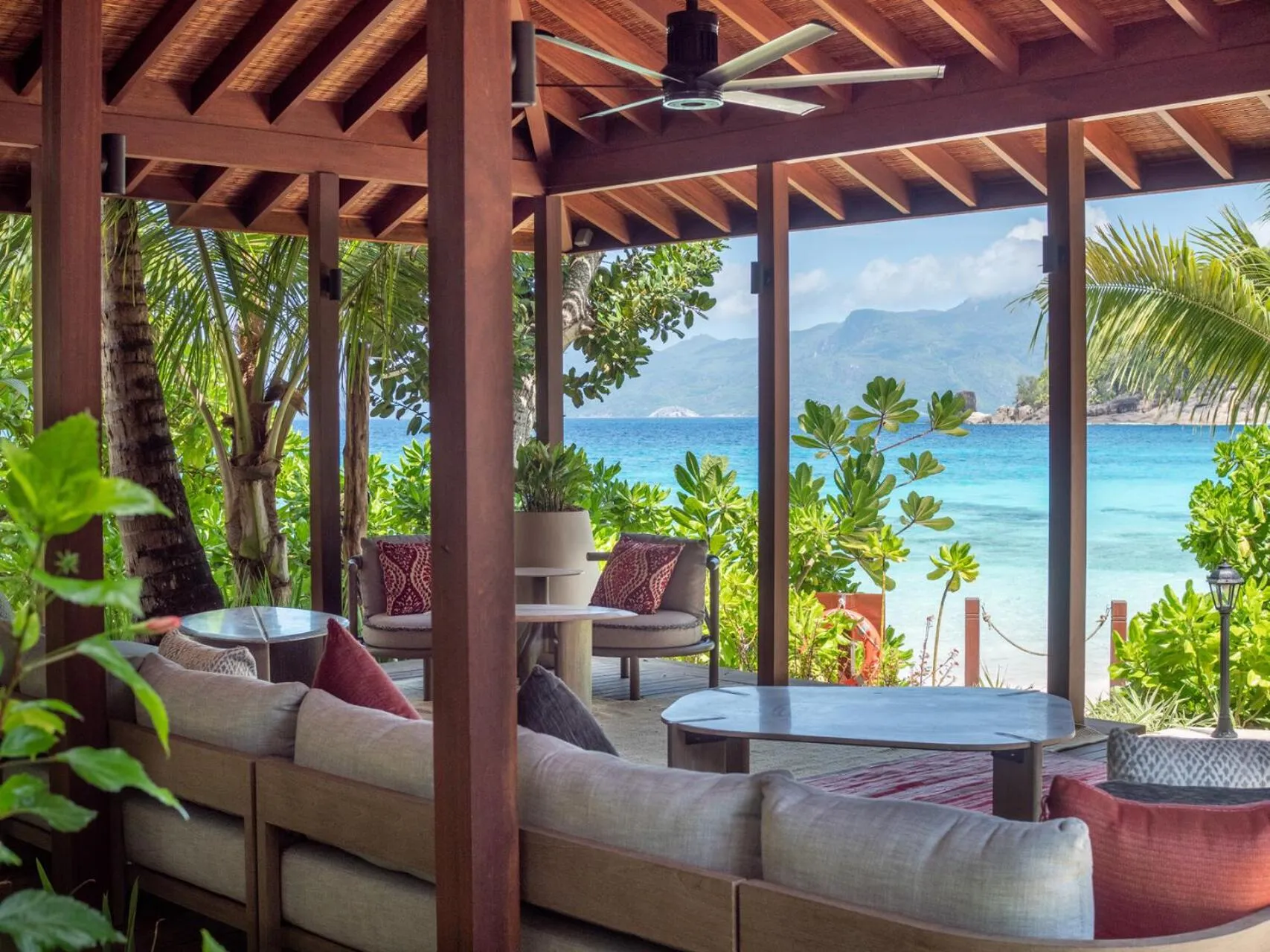 Seating area in Four Seasons Resort Seychelles
