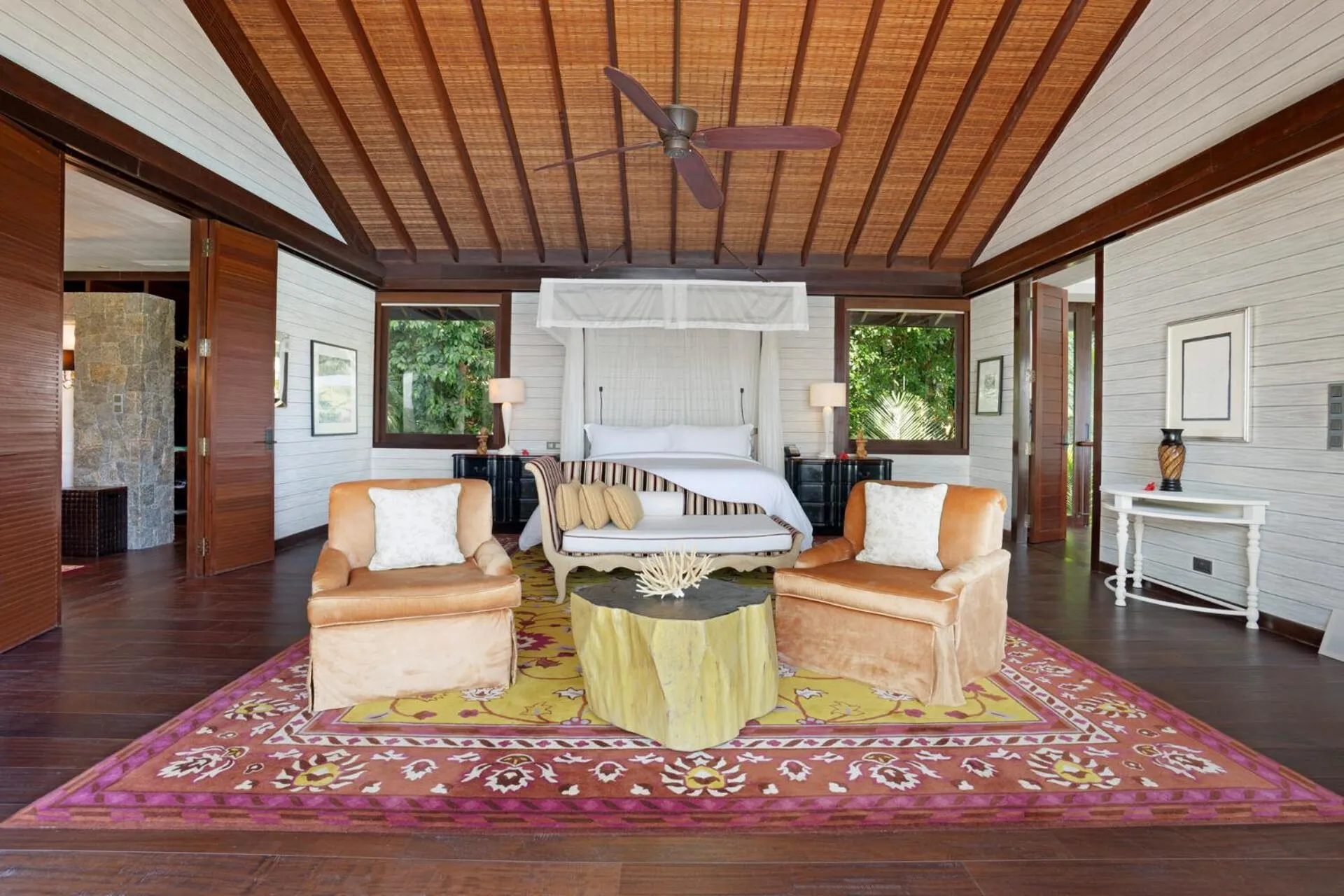 Bed in Four Seasons Resort Seychelles