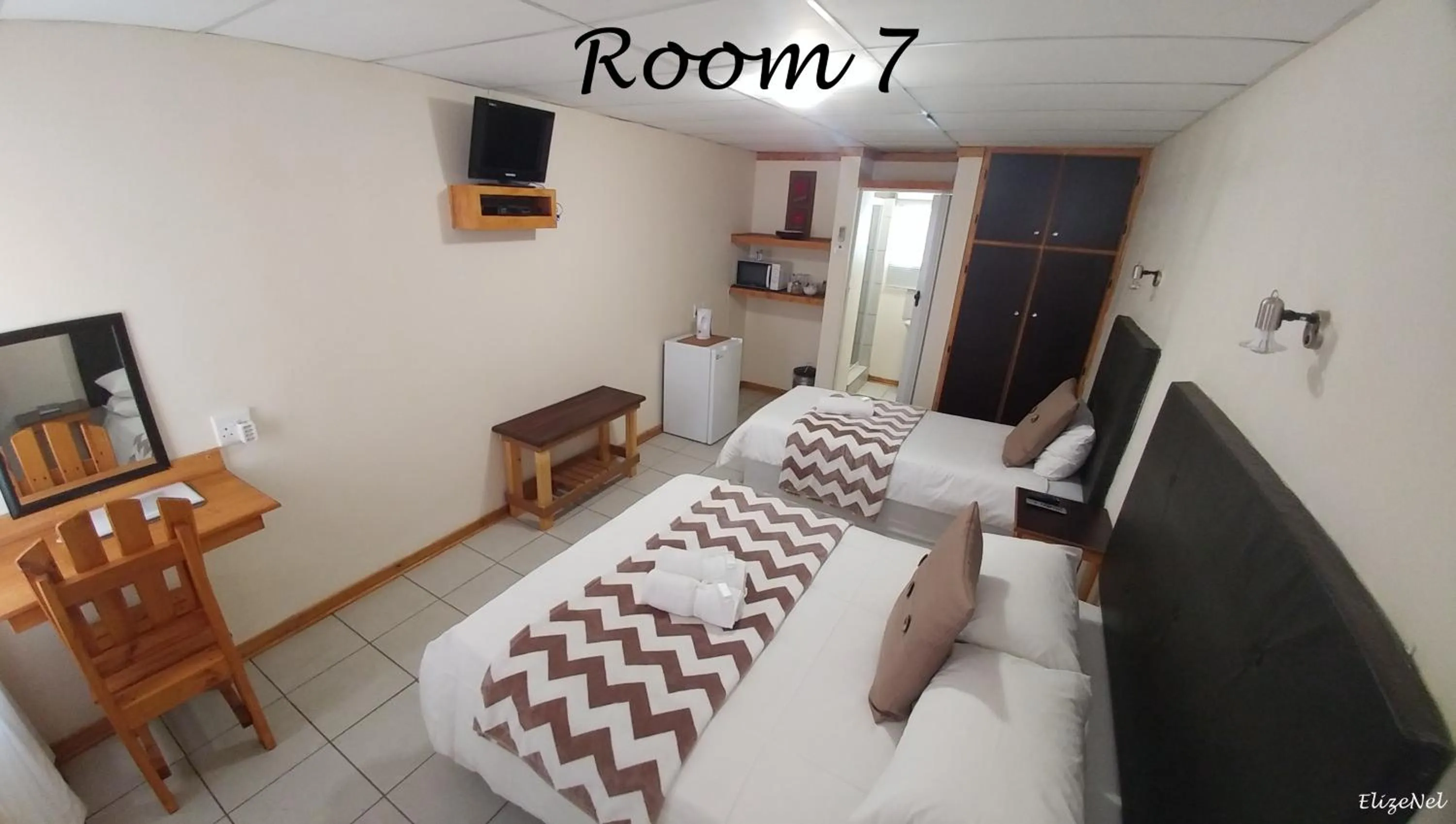 Bed in Hopetown Guesthouse