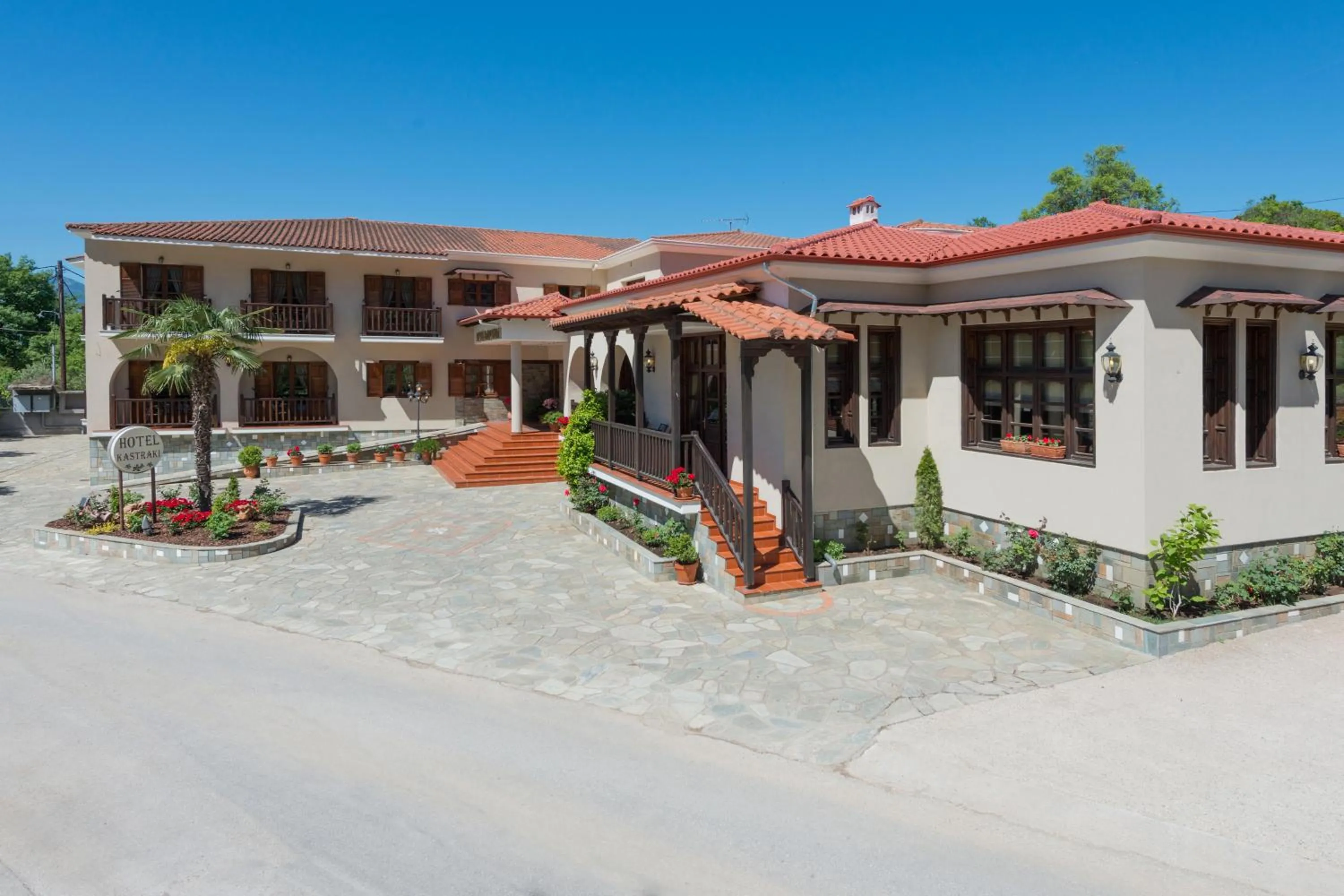 Facade/entrance in Hotel Kastraki