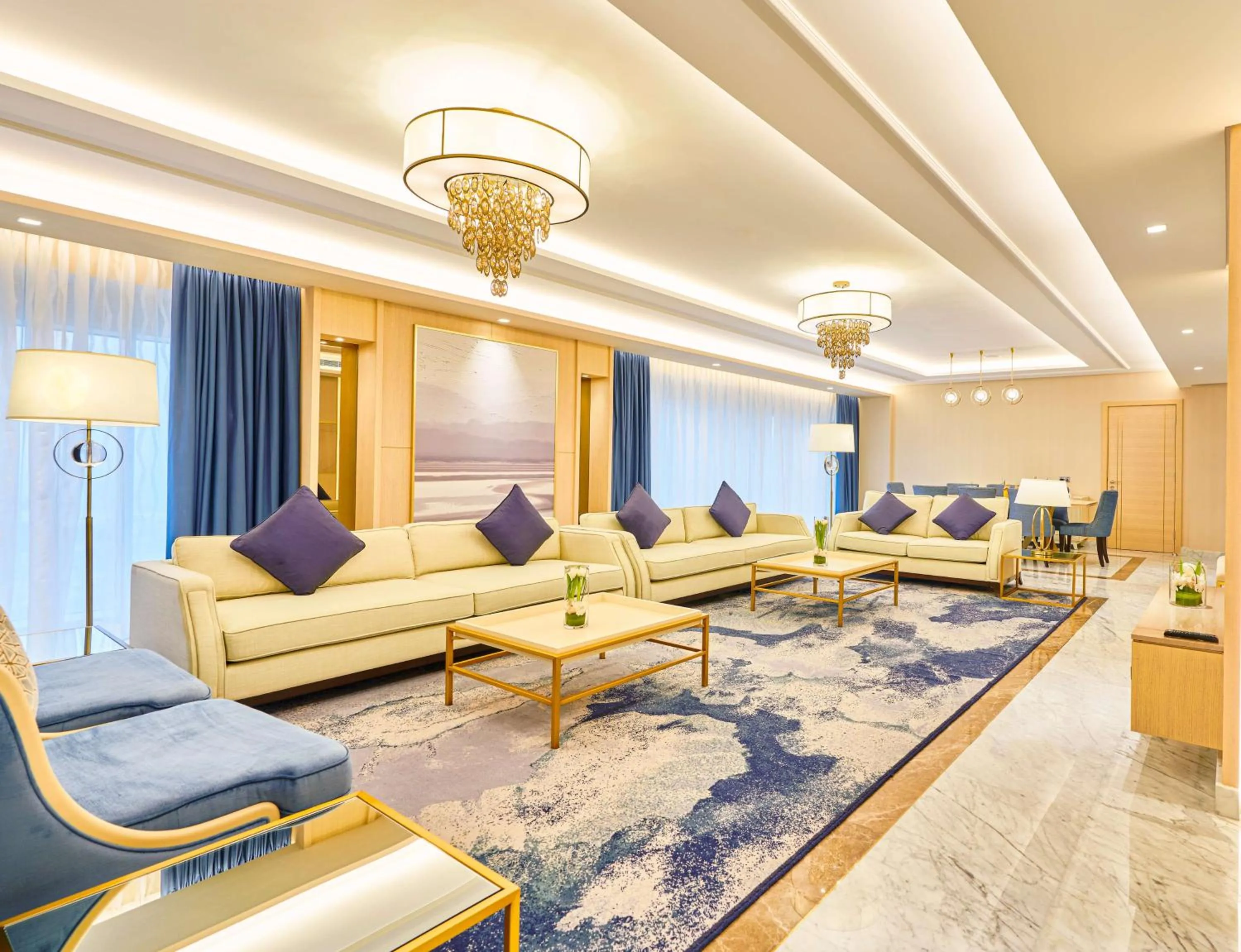 Photo of the whole room in The Diplomat Radisson Blu Hotel Residence & Spa