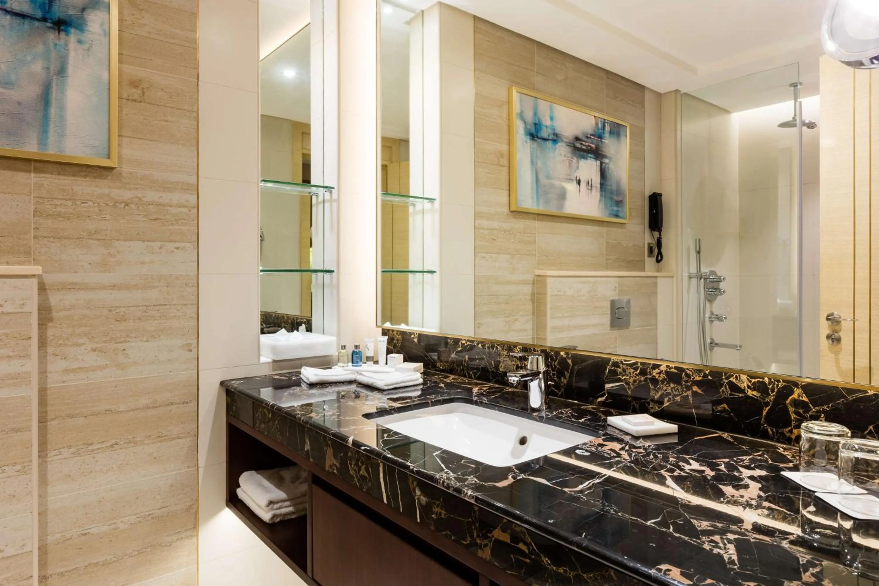 Bathroom in The Diplomat Radisson Blu Hotel Residence & Spa