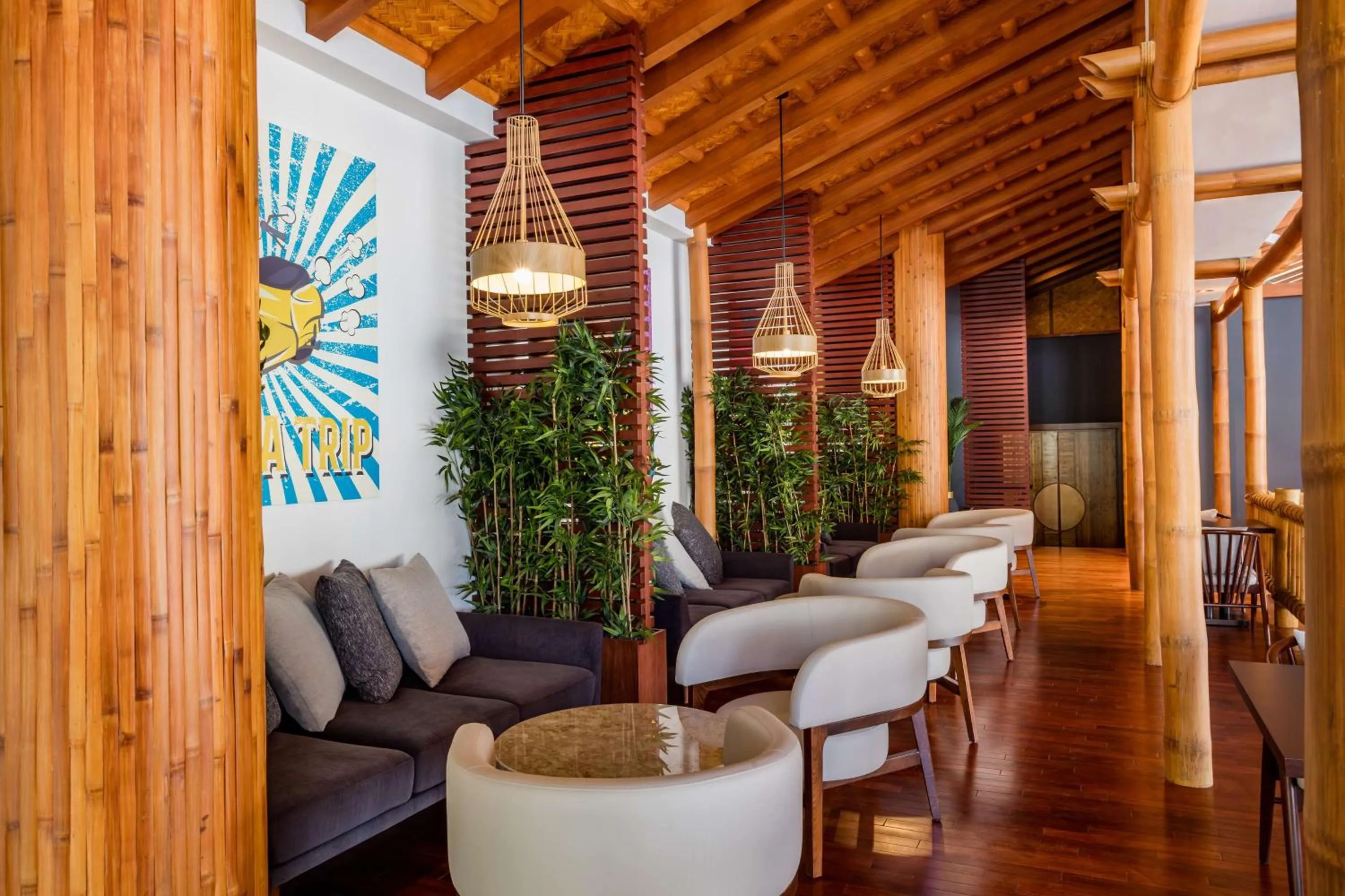 Patio in The Diplomat Radisson Blu Hotel Residence & Spa