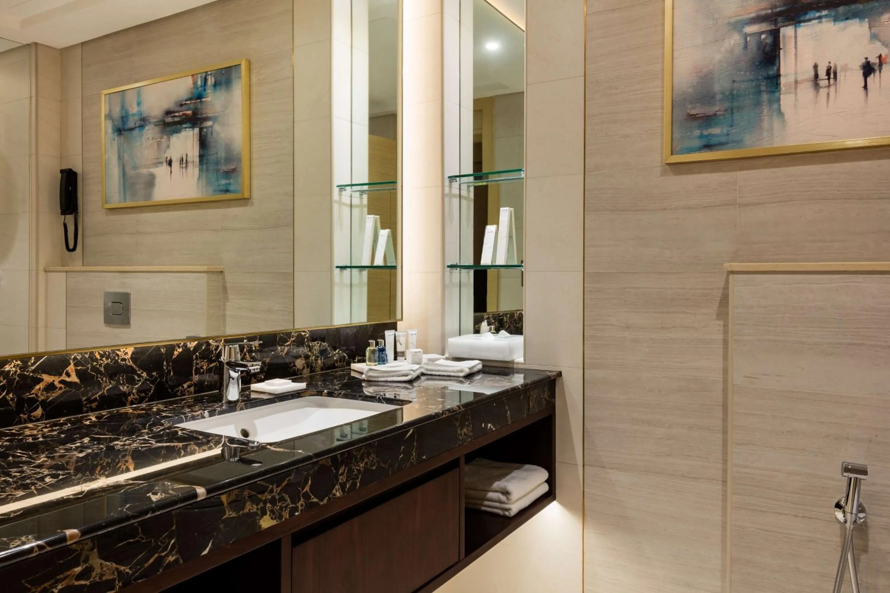 Bathroom in The Diplomat Radisson Blu Hotel Residence & Spa