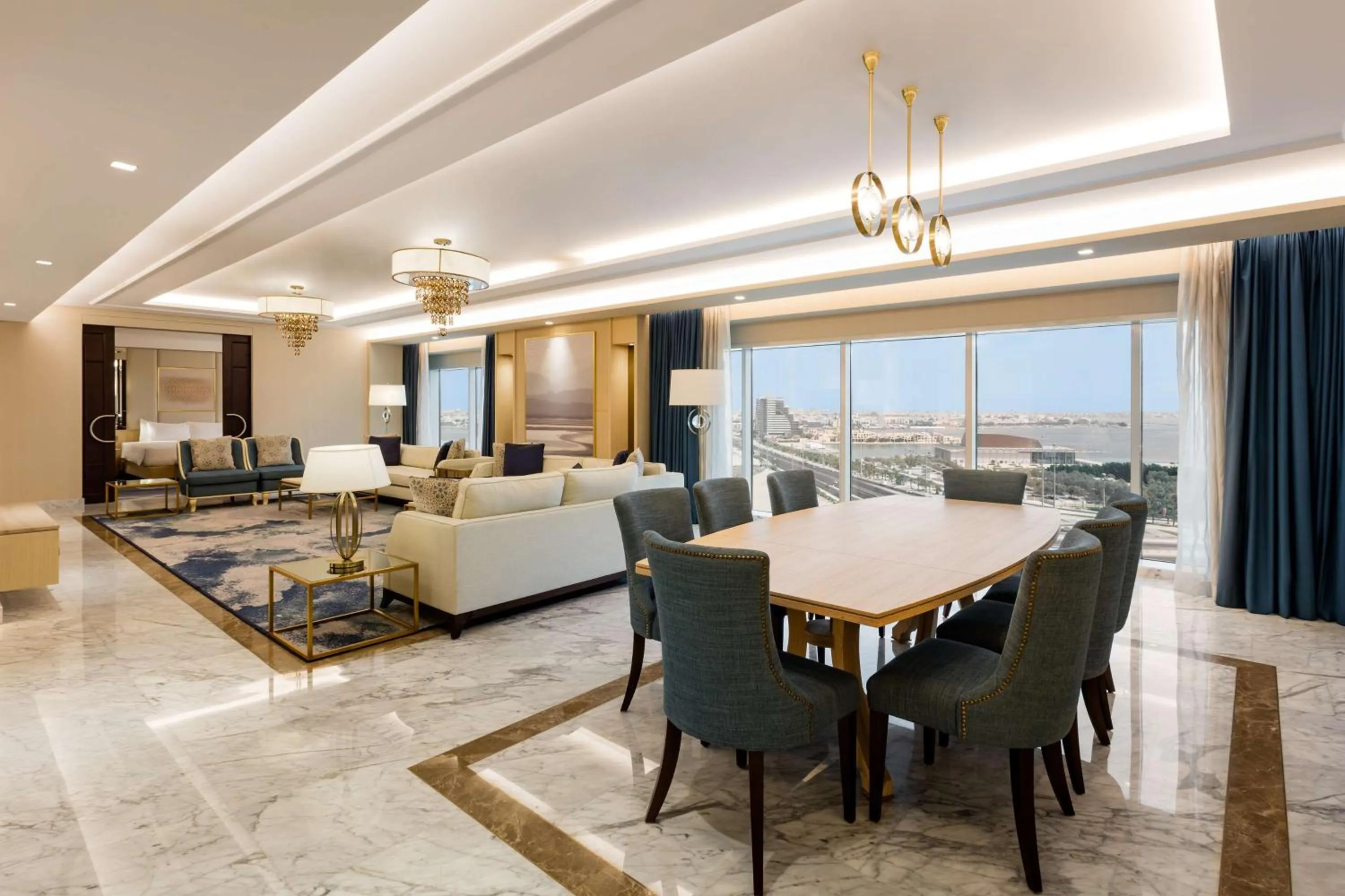 Restaurant/places to eat in The Diplomat Radisson Blu Hotel Residence & Spa