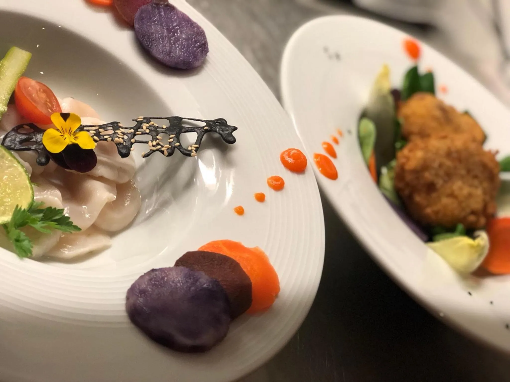 Food close-up in Logis Hôtel Restaurant Azalées