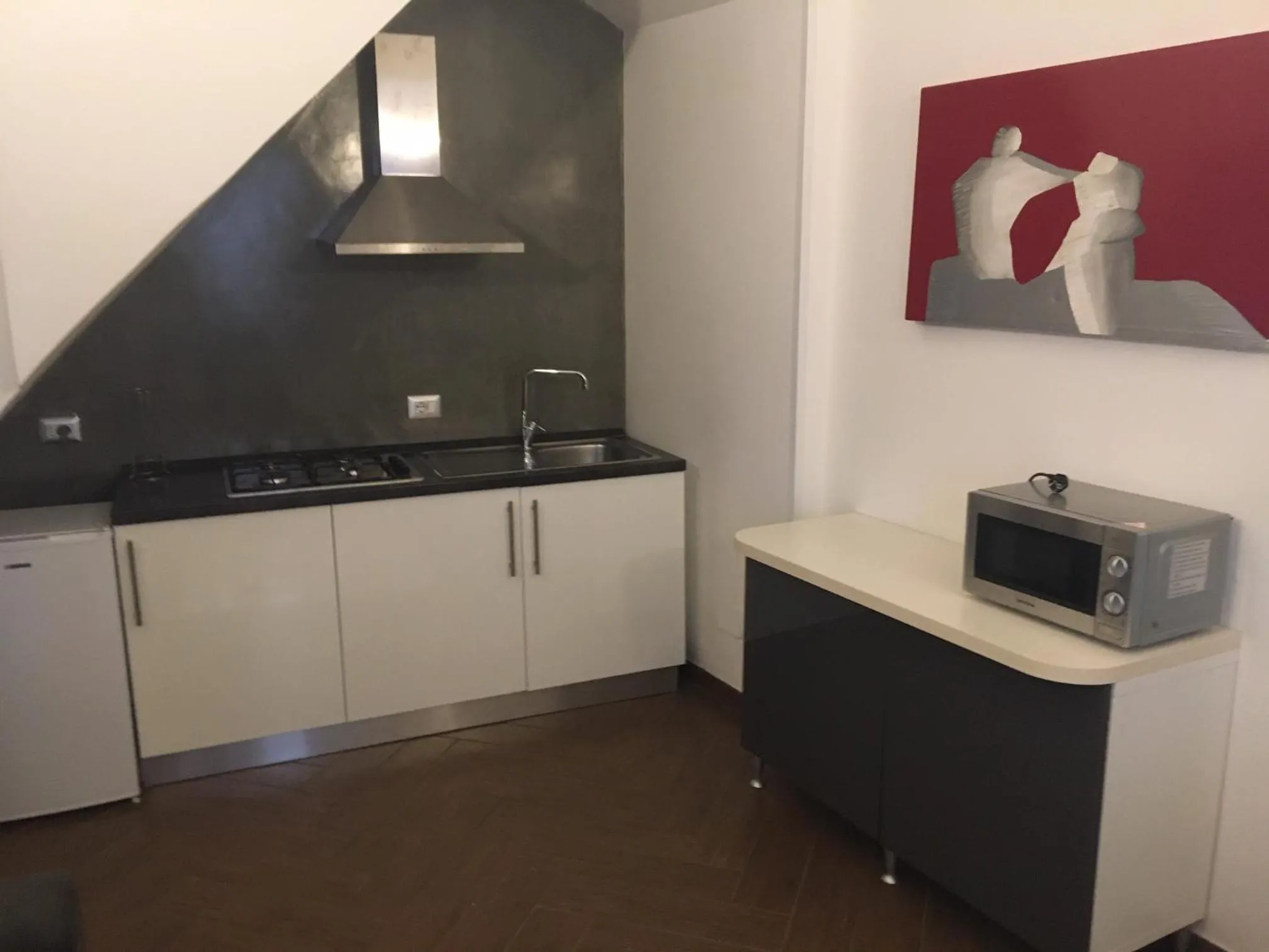 Kitchen or kitchenette in Palazzo della Poesia Casa Vacanze