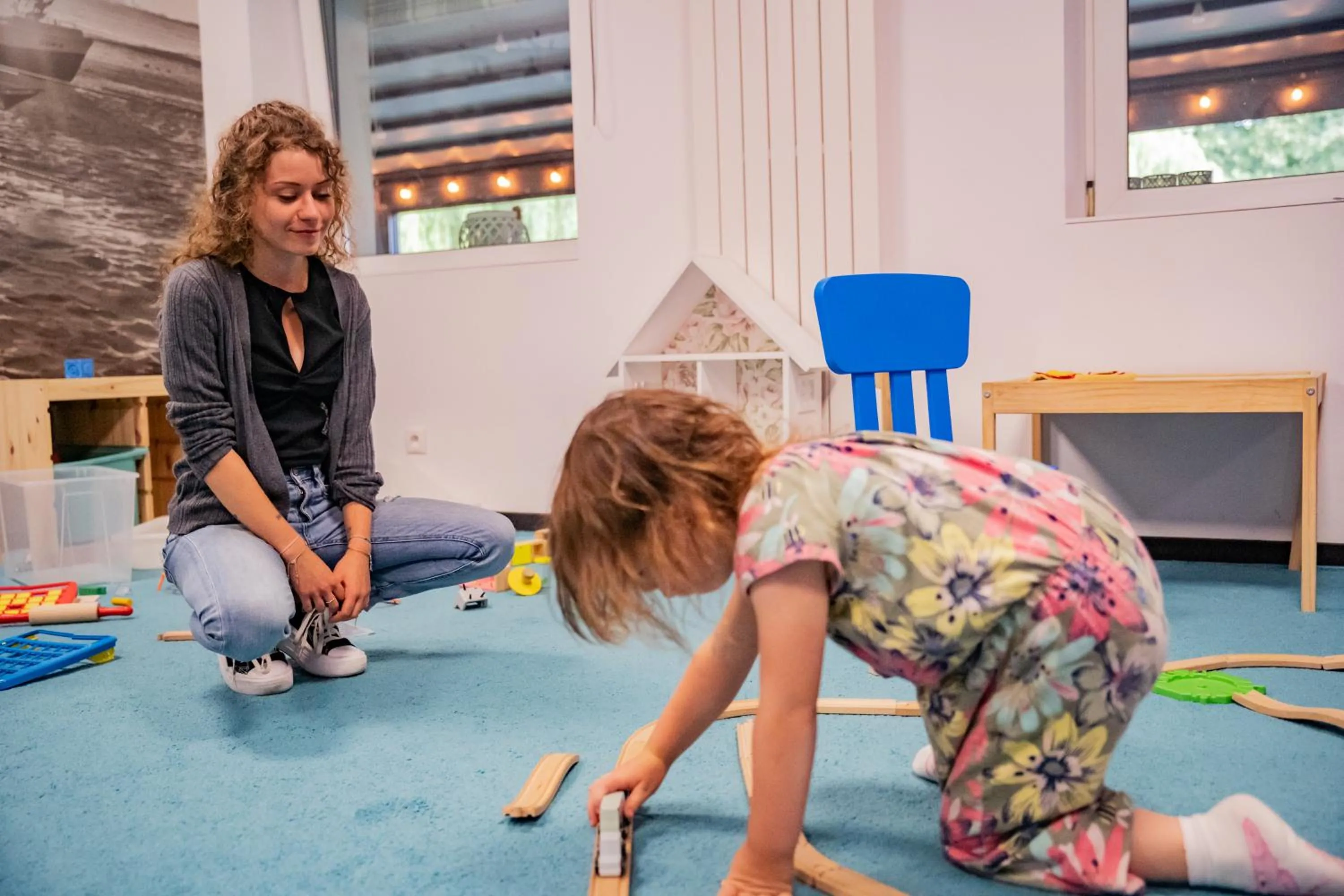 Children play ground in AQUA HOUSE
