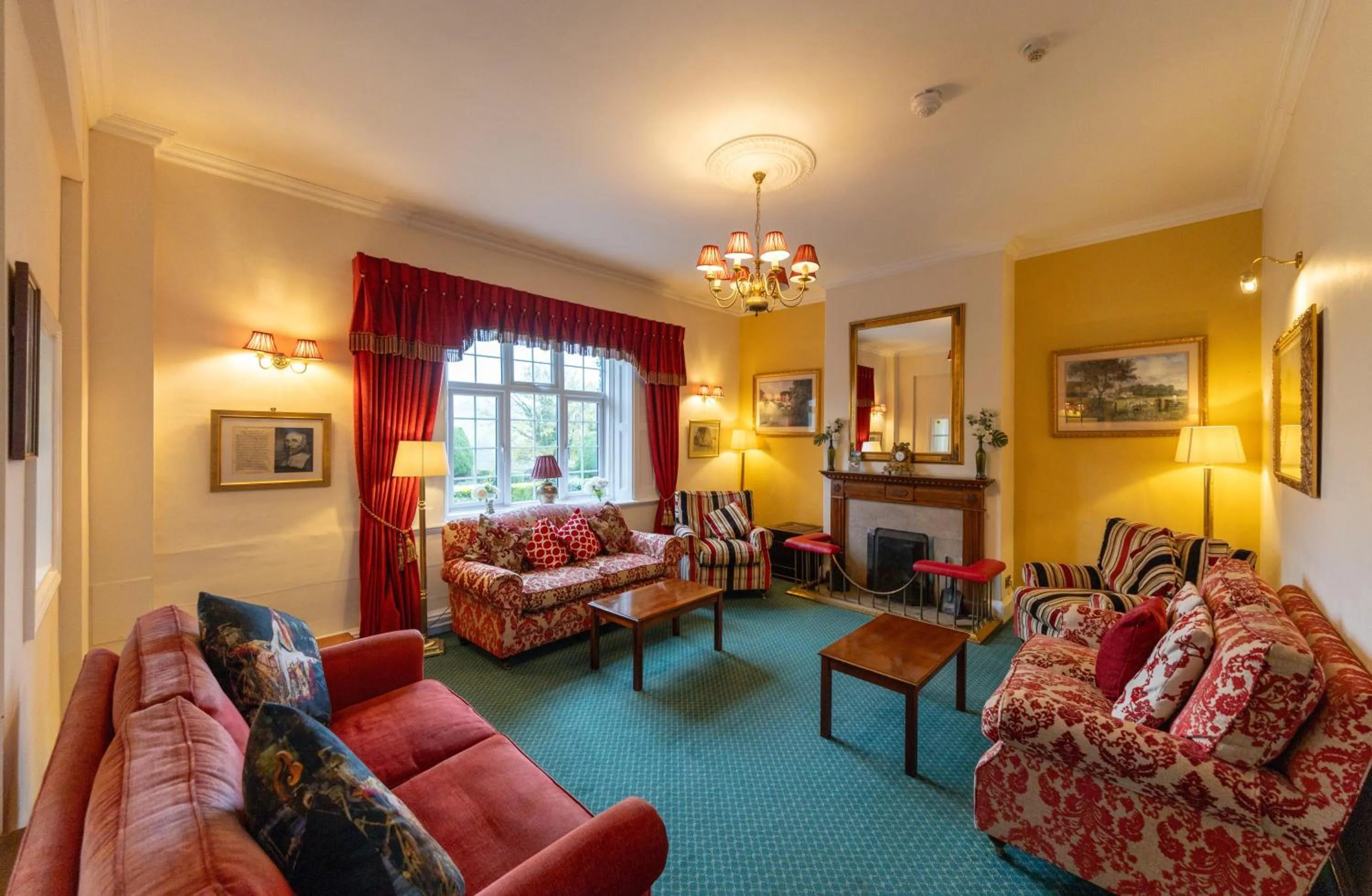 Seating area in The Izaak Walton Country House Hotel - Dovedale