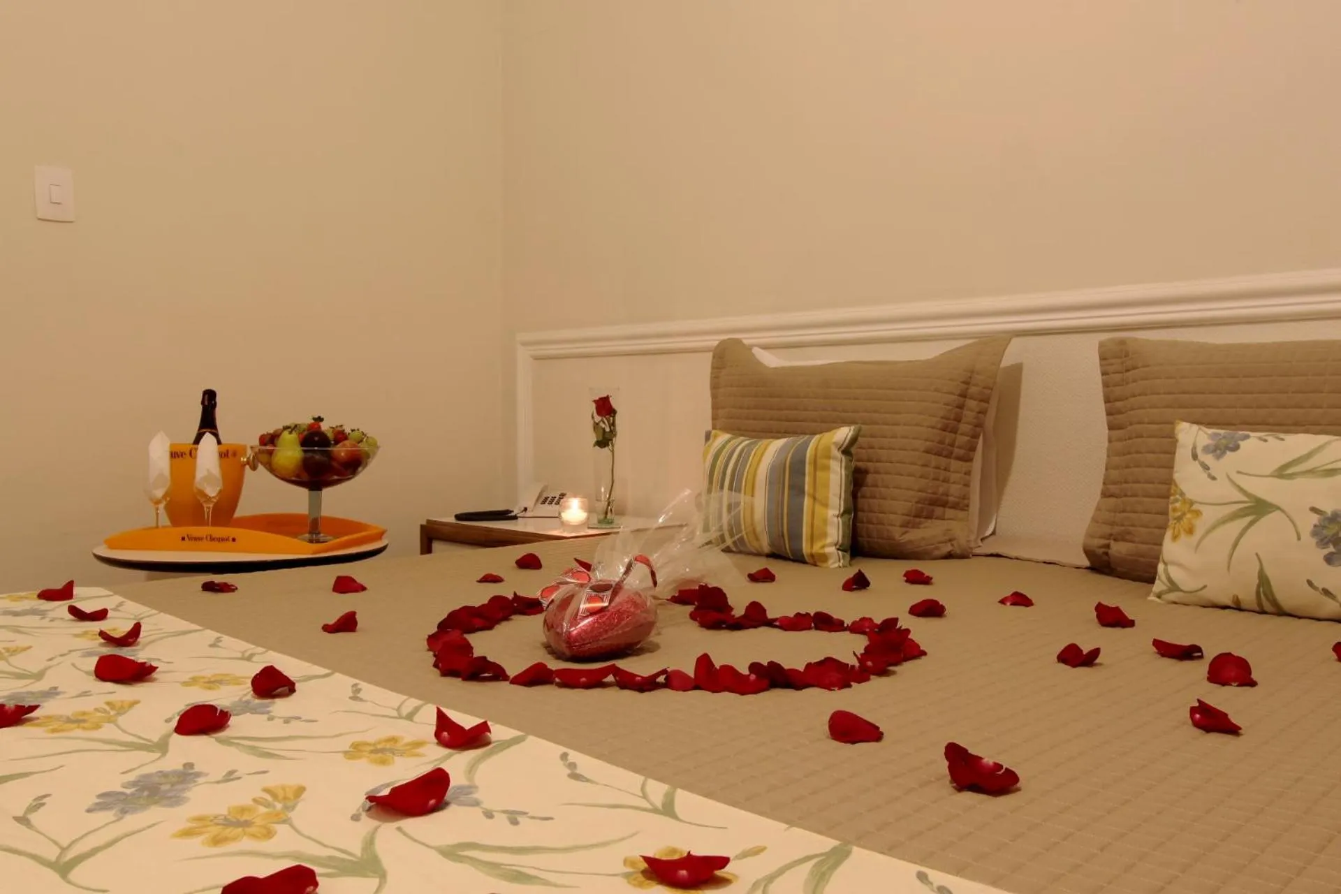 Bed in Hotel Mantovani