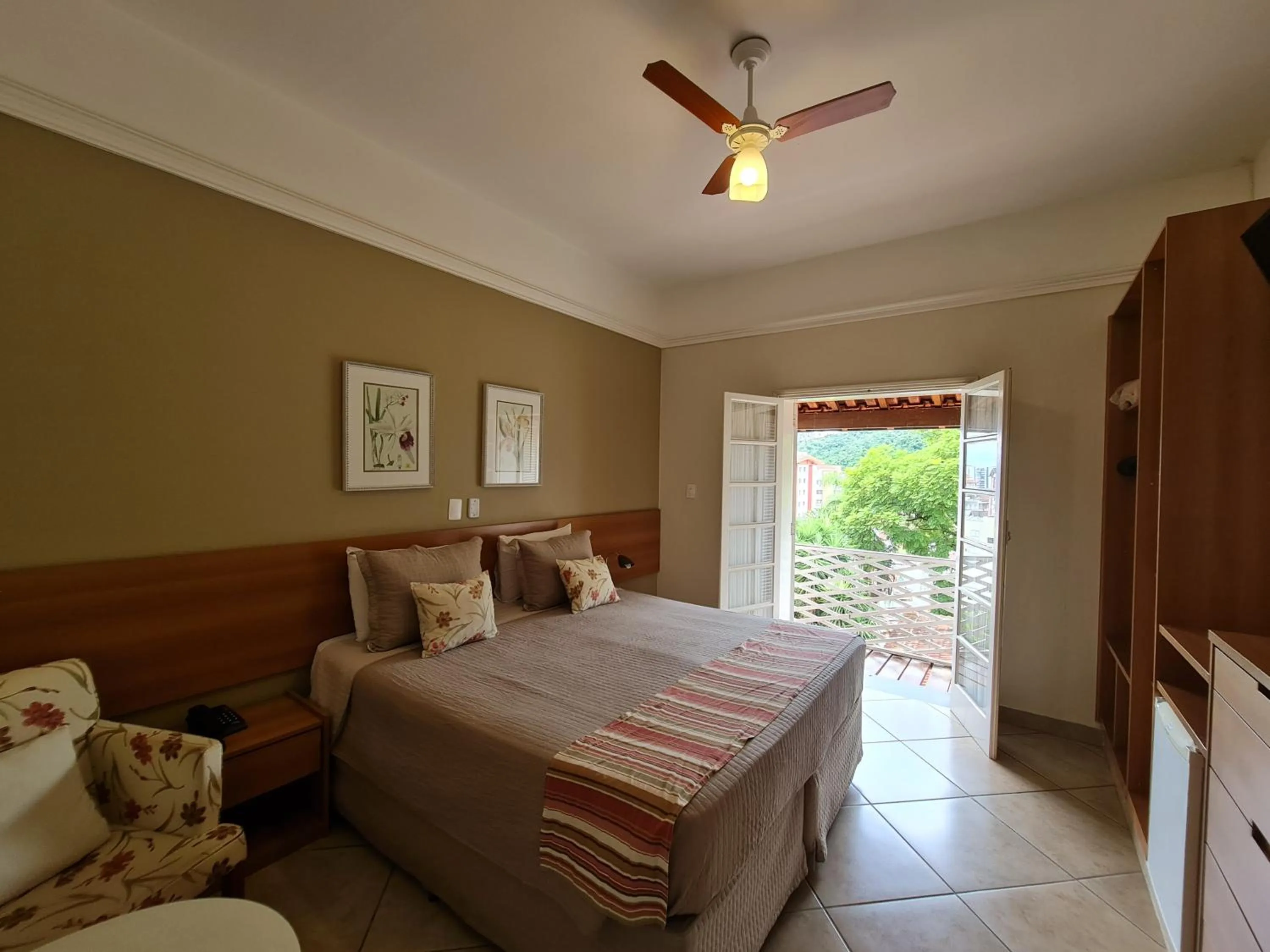 Bed in Hotel Mantovani