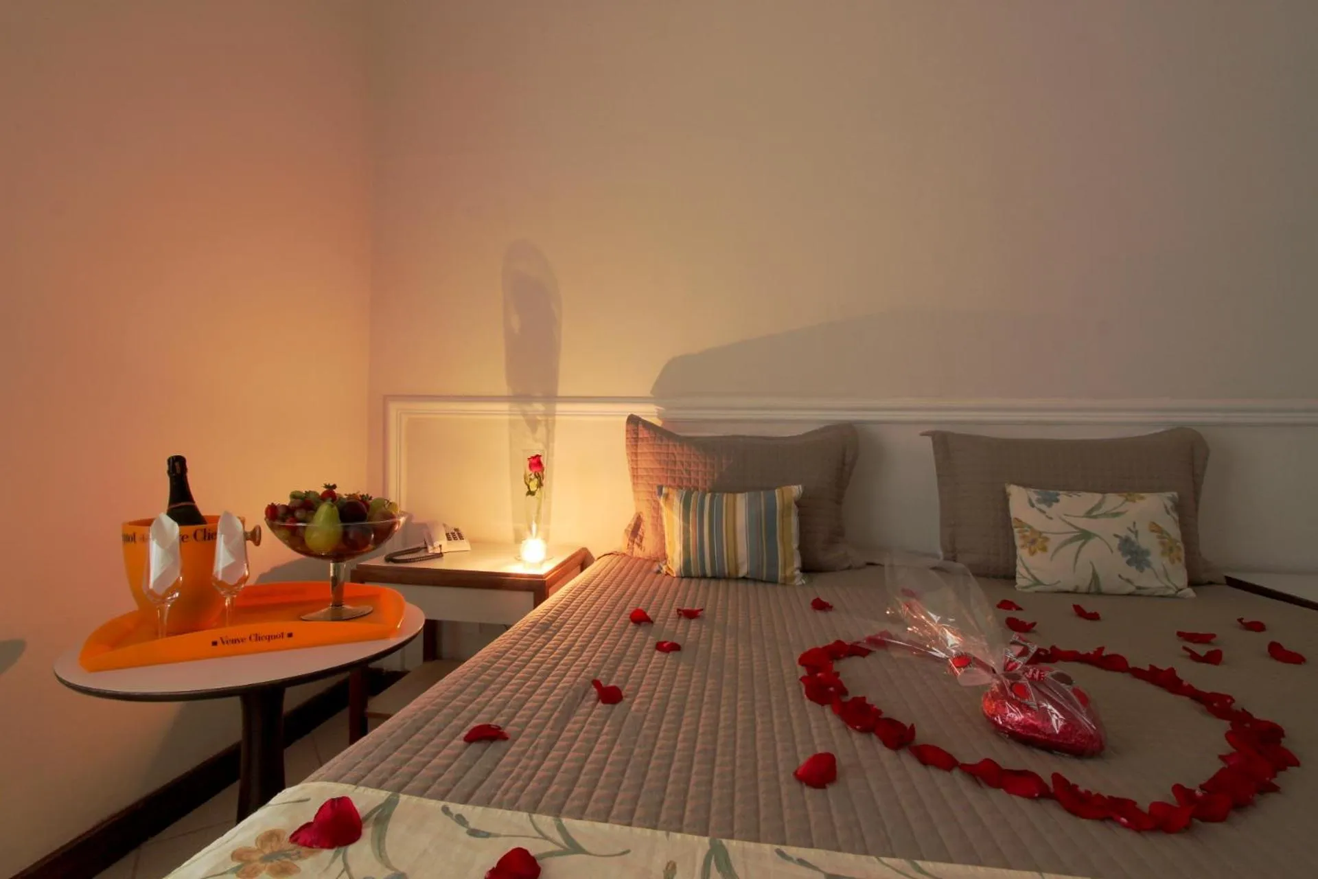 Bed in Hotel Mantovani