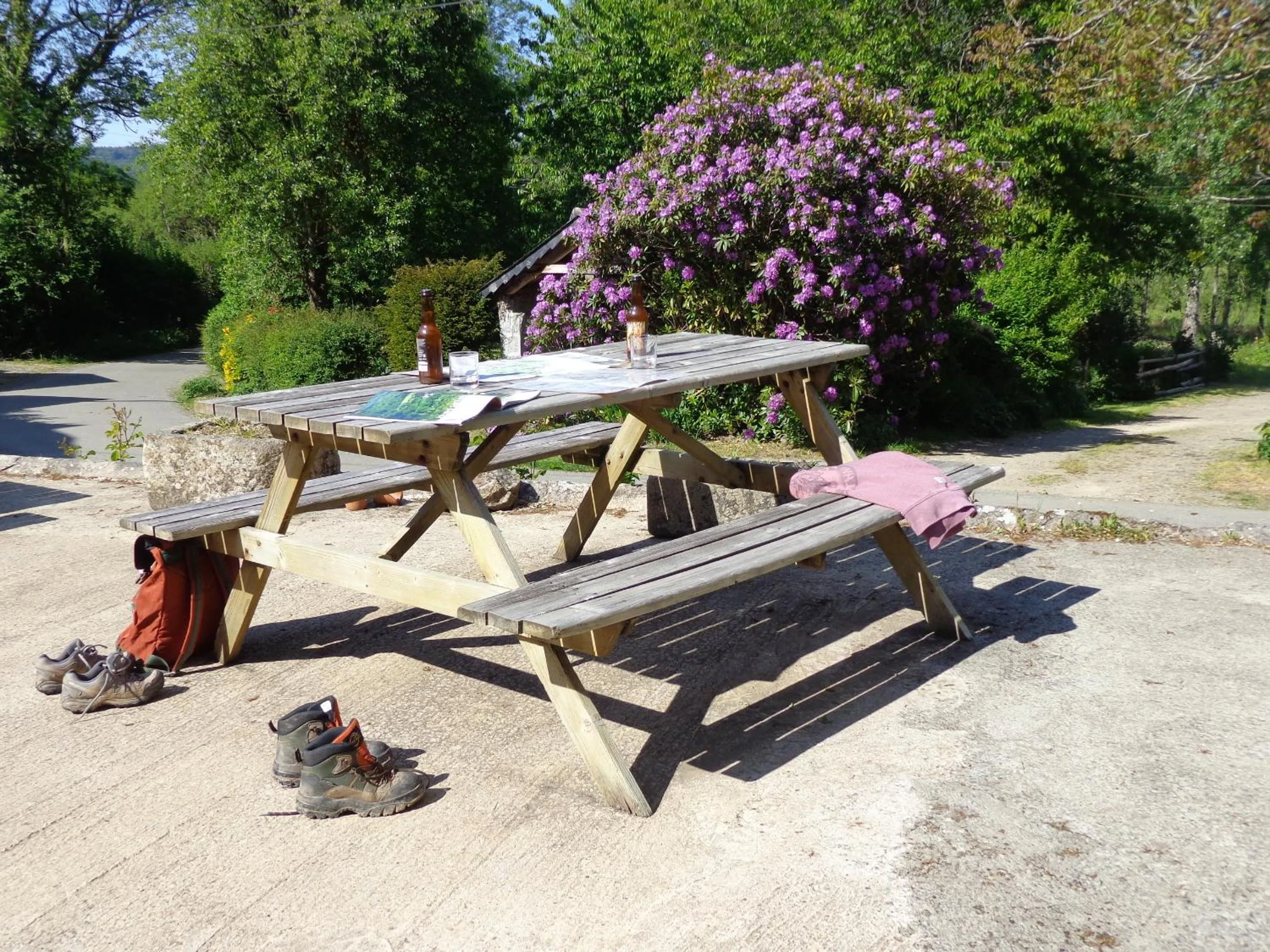 Garden in La vallée du Rivoal