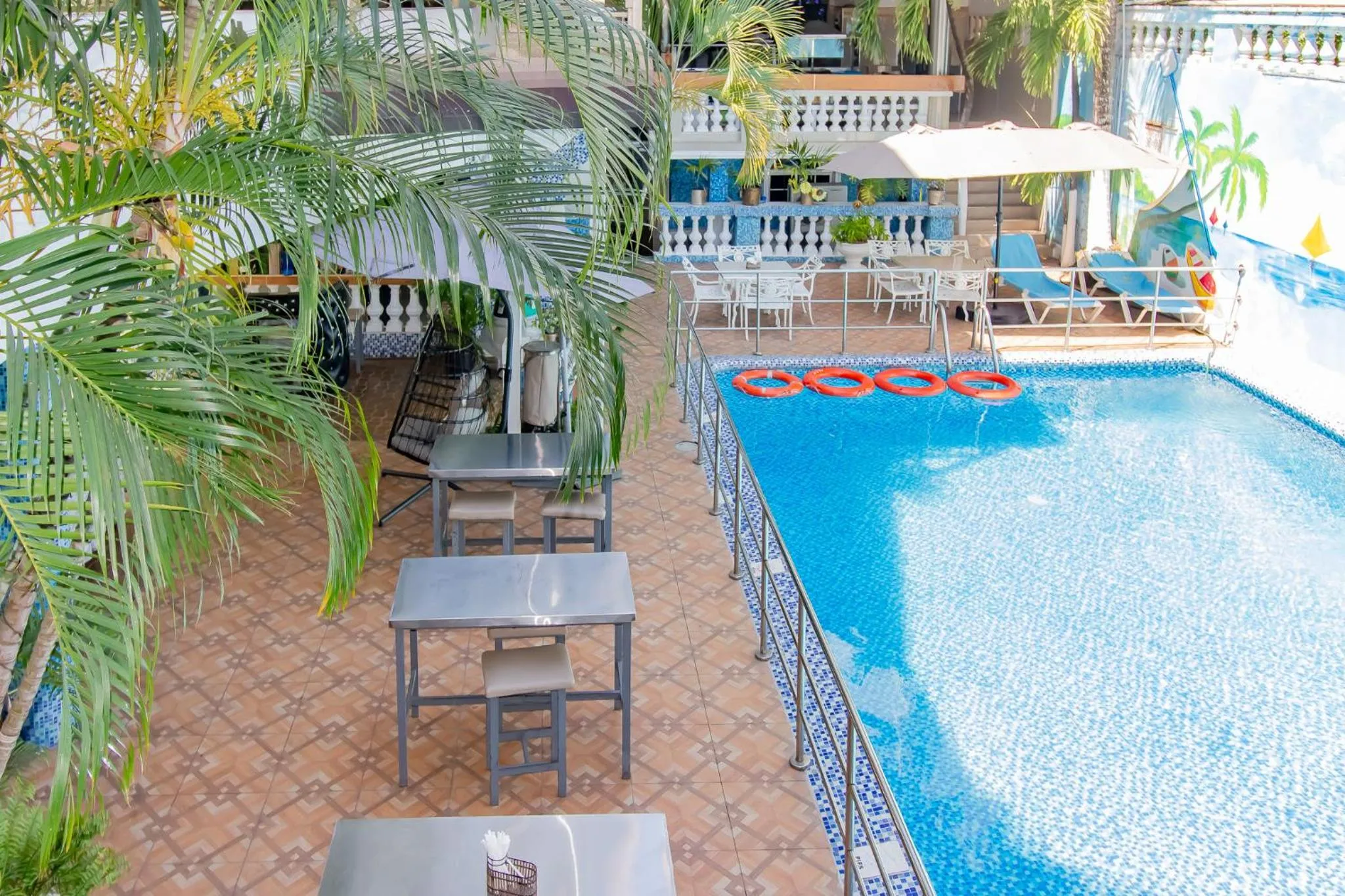 Swimming pool in Hotel La Casona Dorada