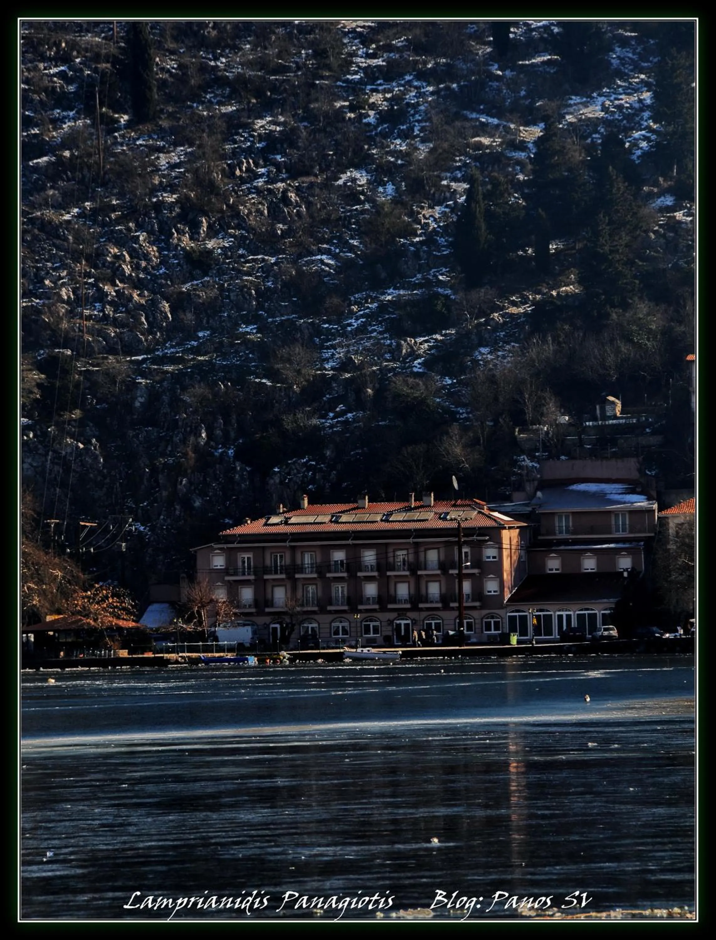 Facade/entrance in Hotel Kastoria in Kastoria City
