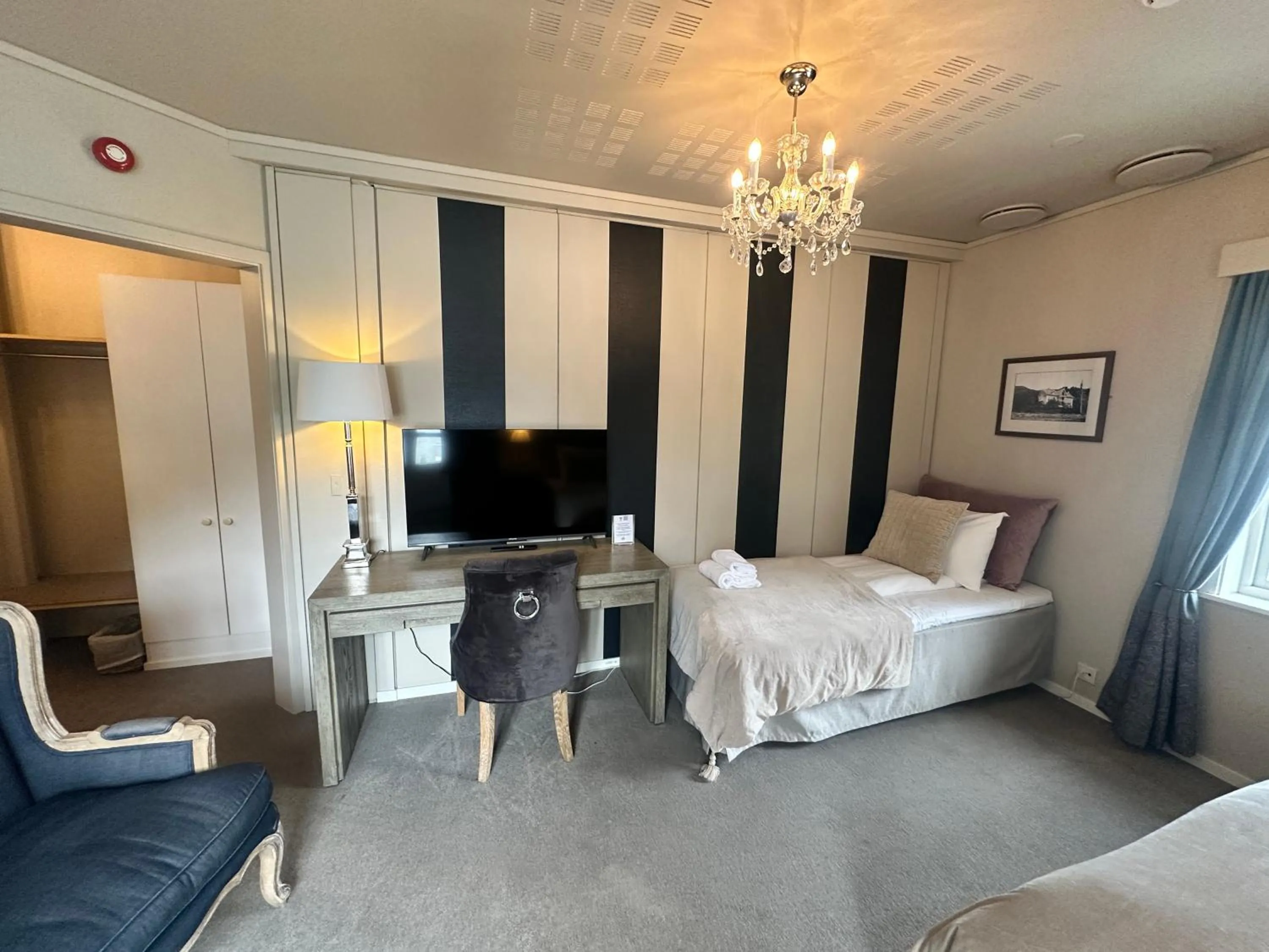 Bed in Hofslund Fjord Hotel