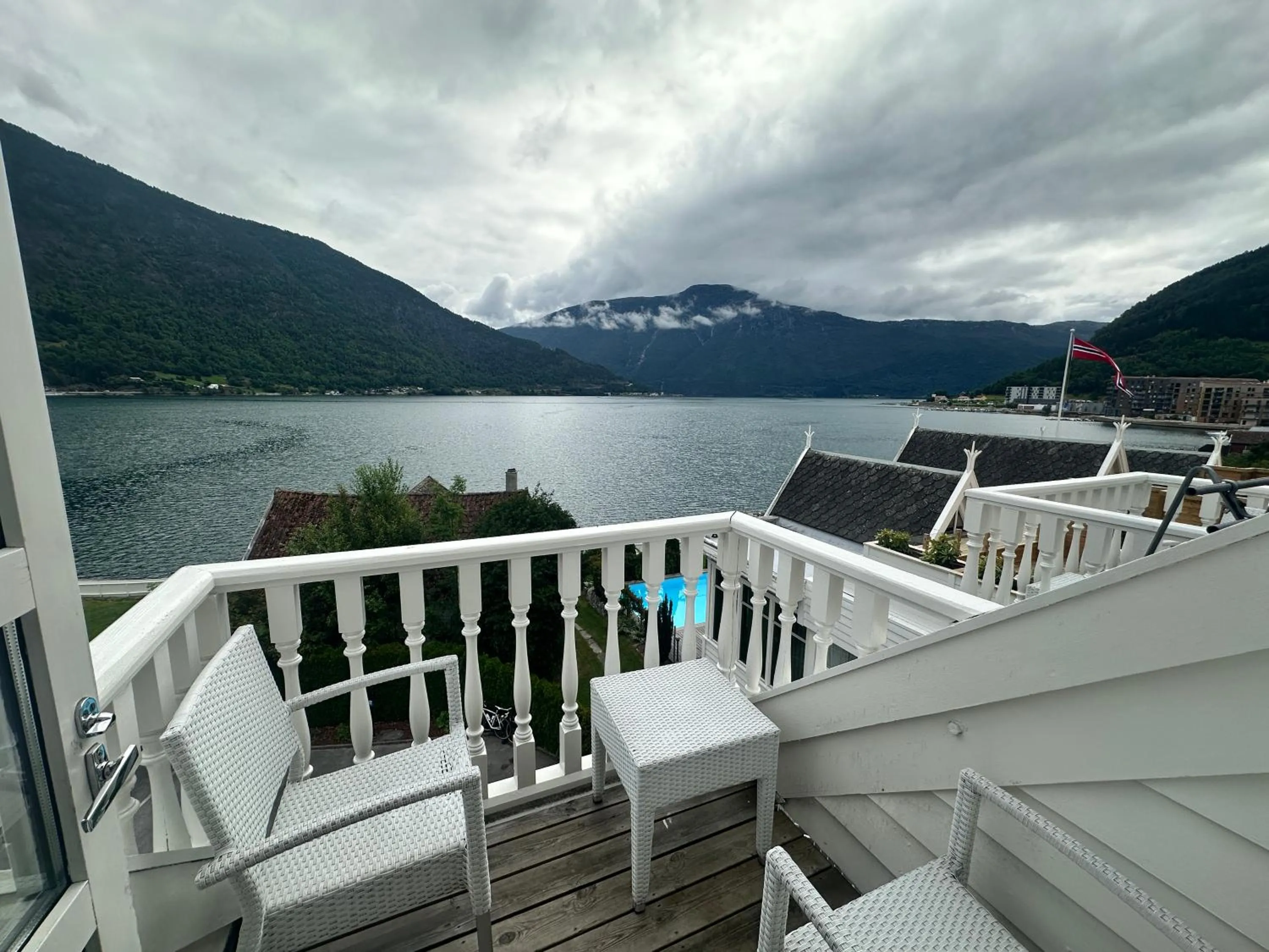 Balcony/Terrace in Hofslund Fjord Hotel
