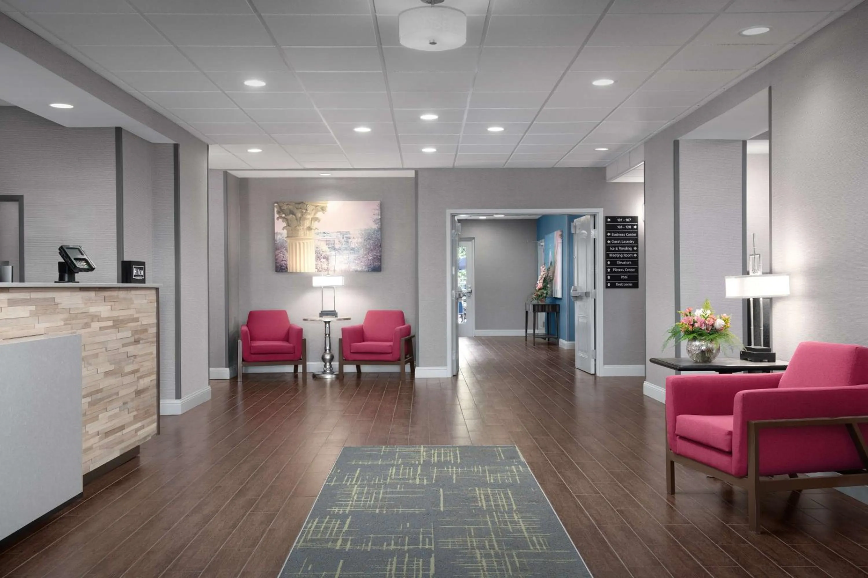 Lobby or reception in Hampton Inn Statesboro