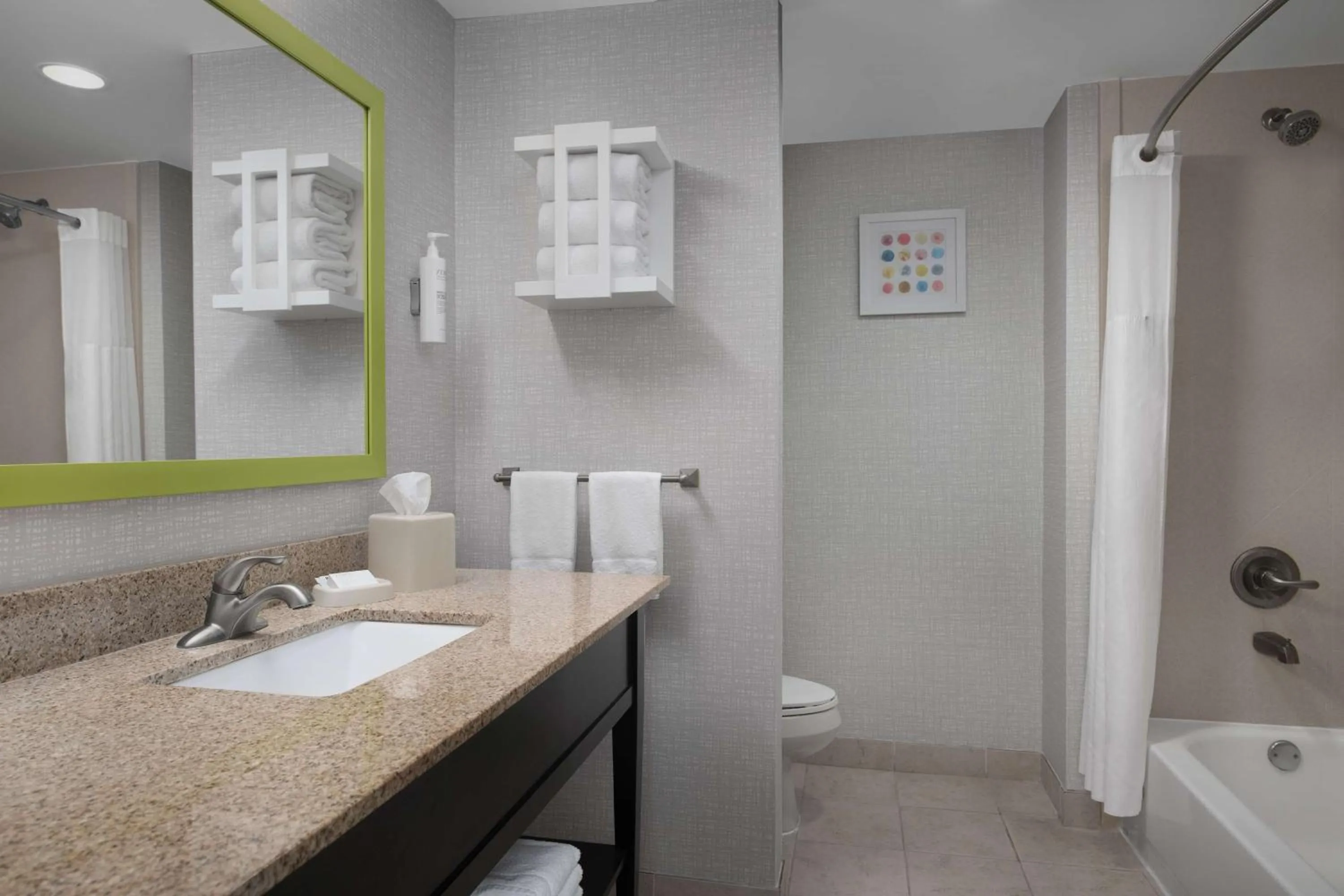 Bathroom in Hampton Inn Statesboro