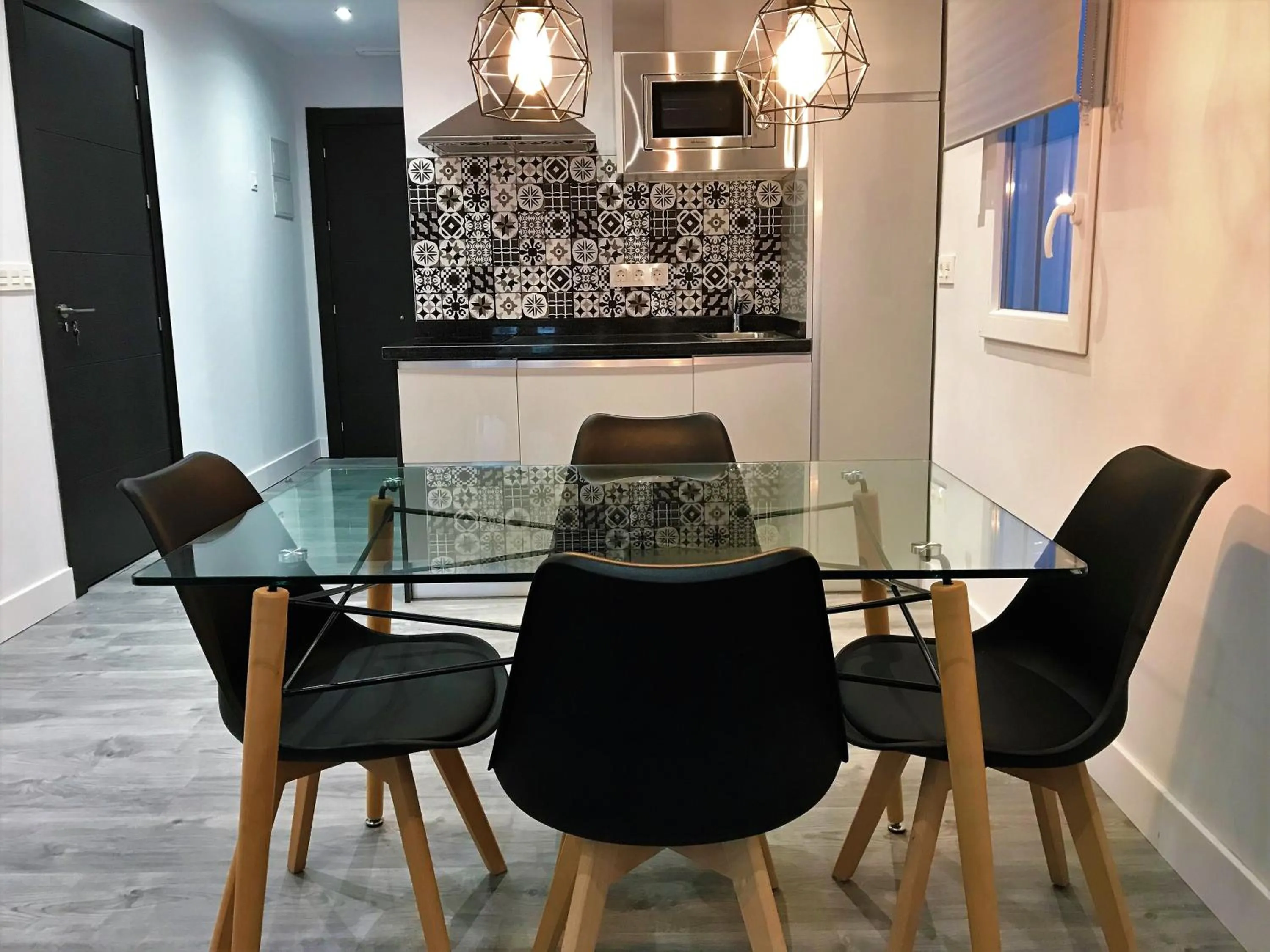 Kitchen or kitchenette in Apartamentos Ciudad de Ronda