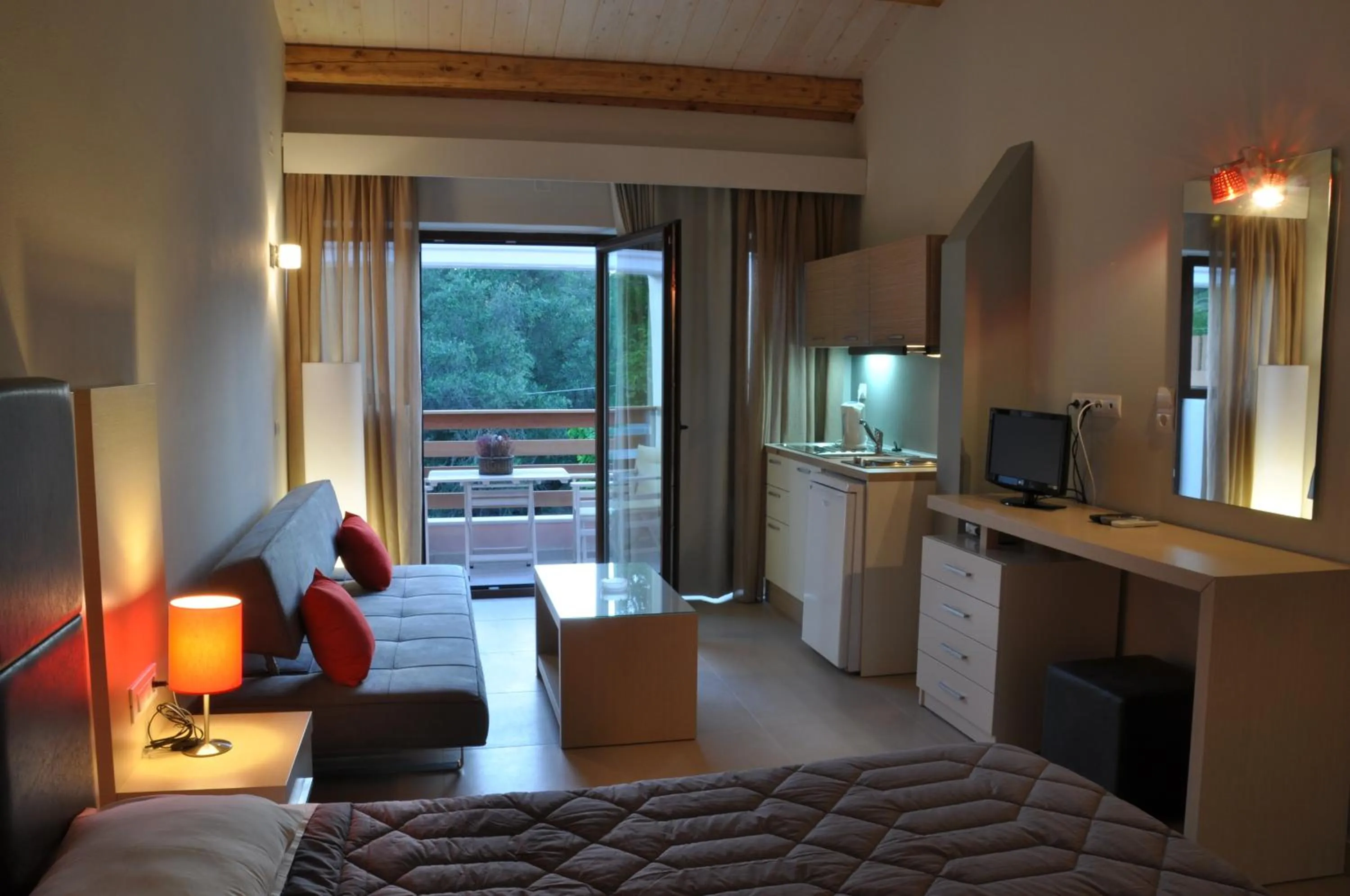 Seating area in Medusa Lux Apartments