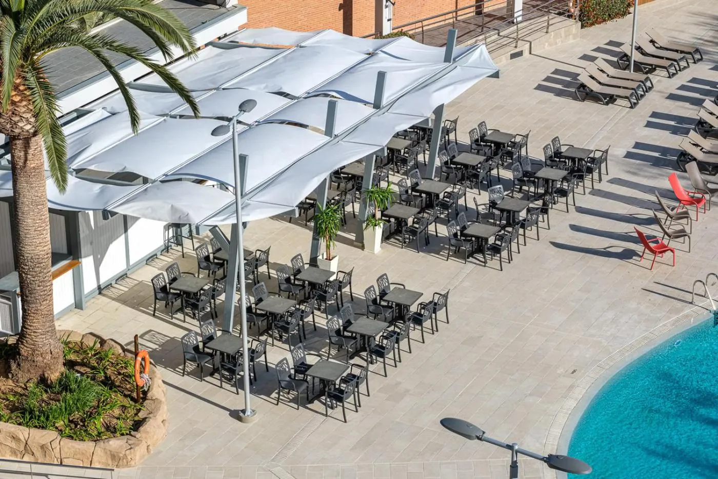 Property building in Hotel California Garden