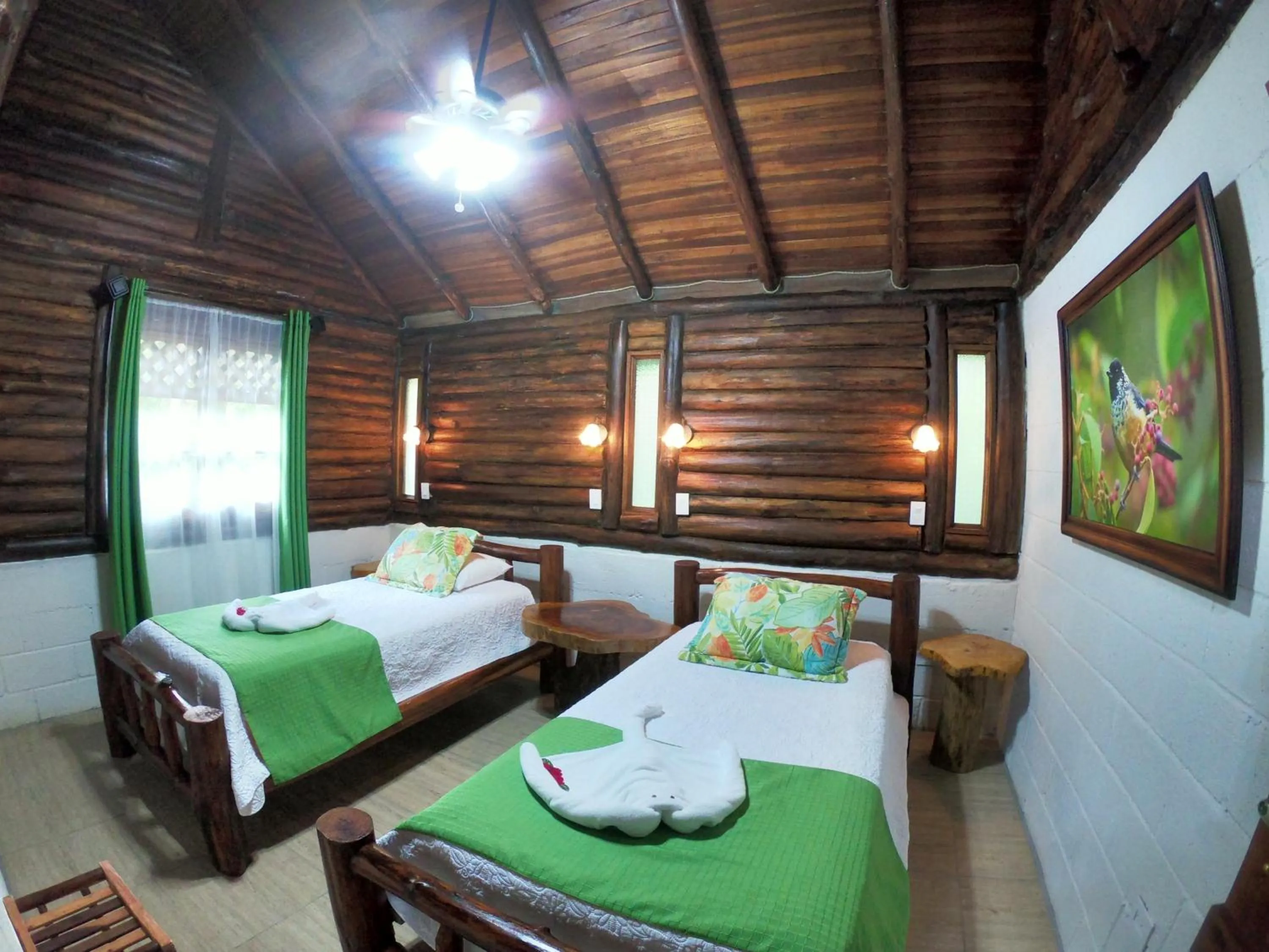 Decorative detail, Bed in Arenal Oasis Eco Lodge & Wildlife Refuge