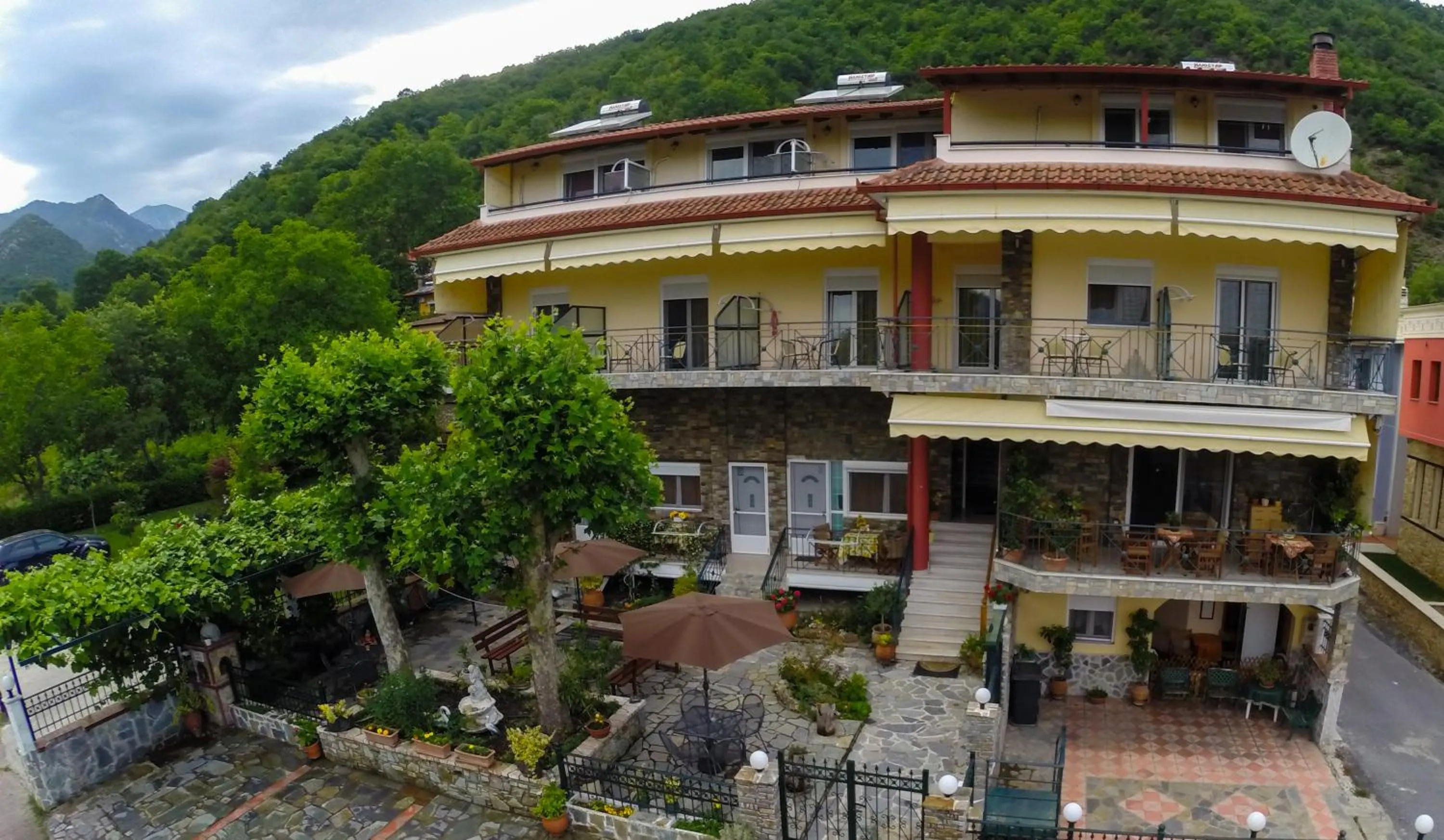 Property building in Drosia Hotel