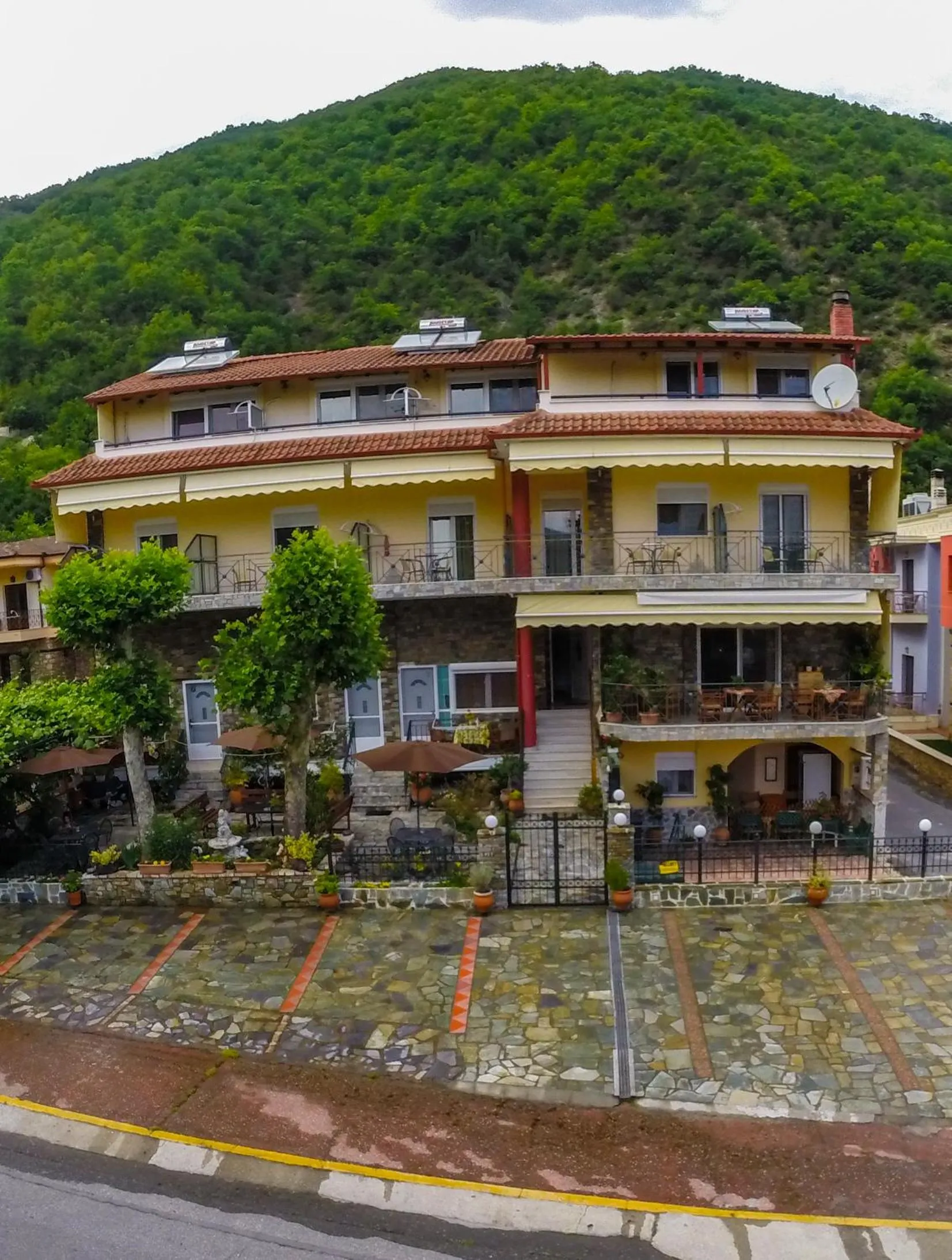 Property building in Drosia Hotel