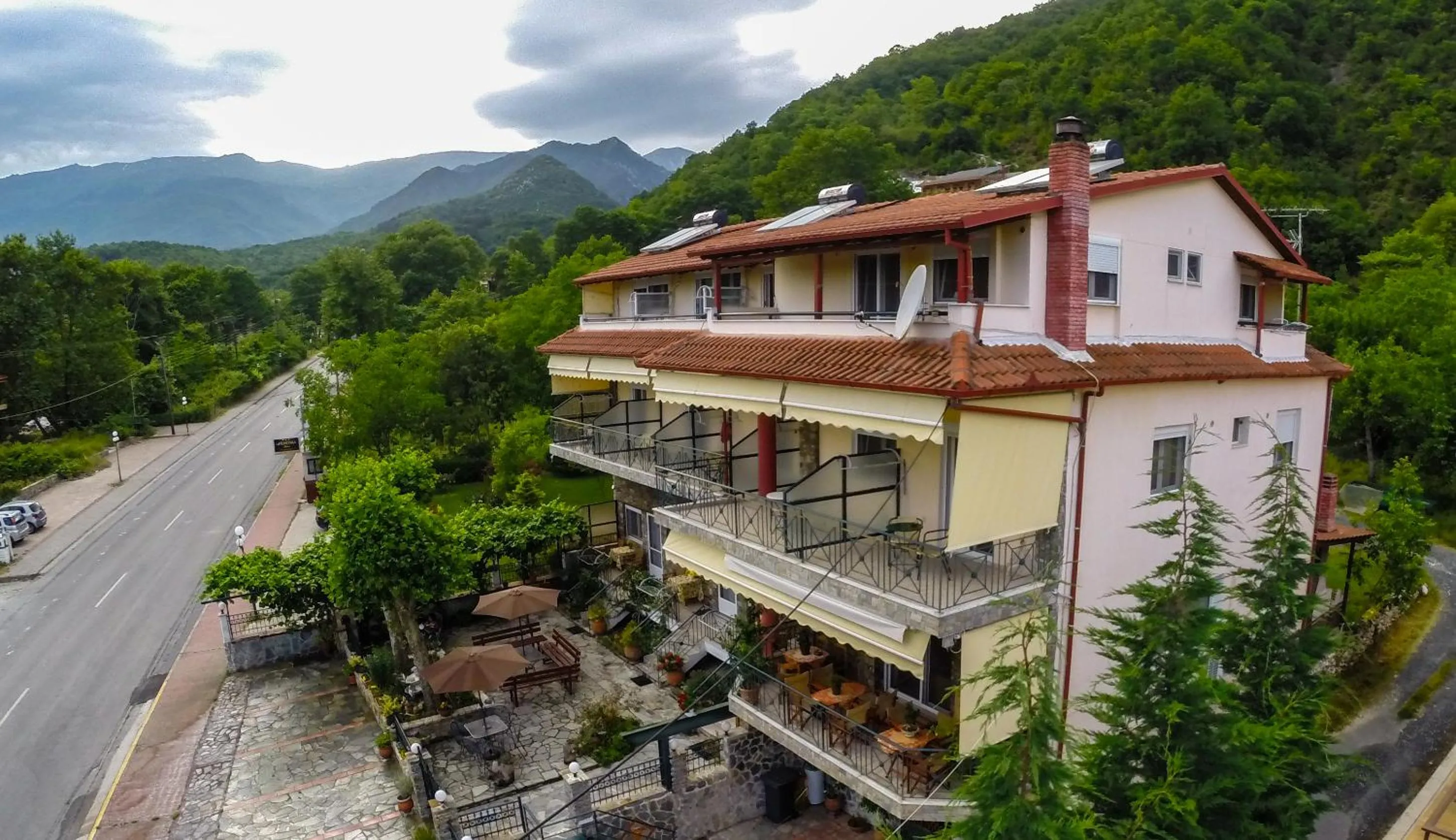 Property building in Drosia Hotel