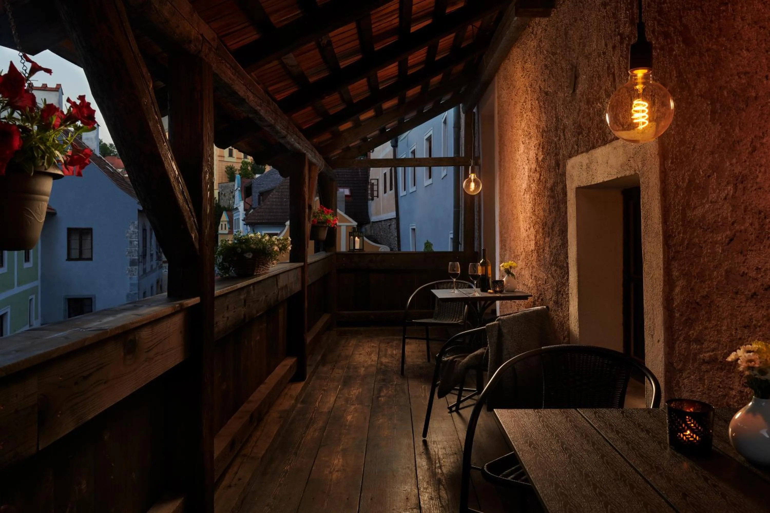 Balcony/Terrace in Pension Kristian by KH