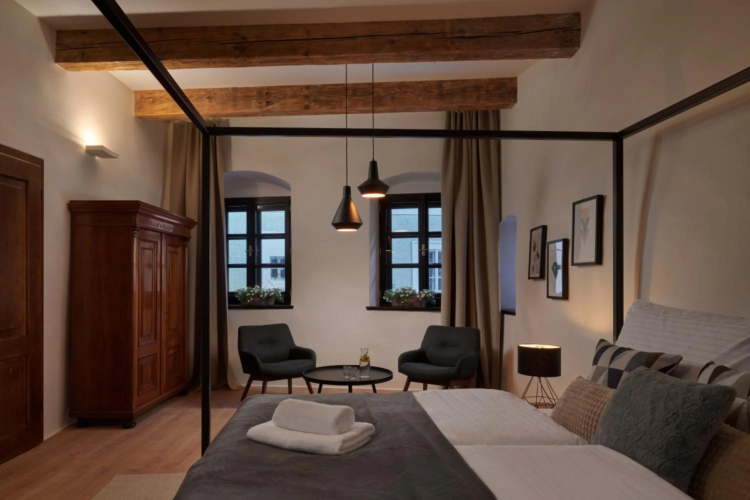 Photo of the whole room, Bed in Pension Kristian by KH