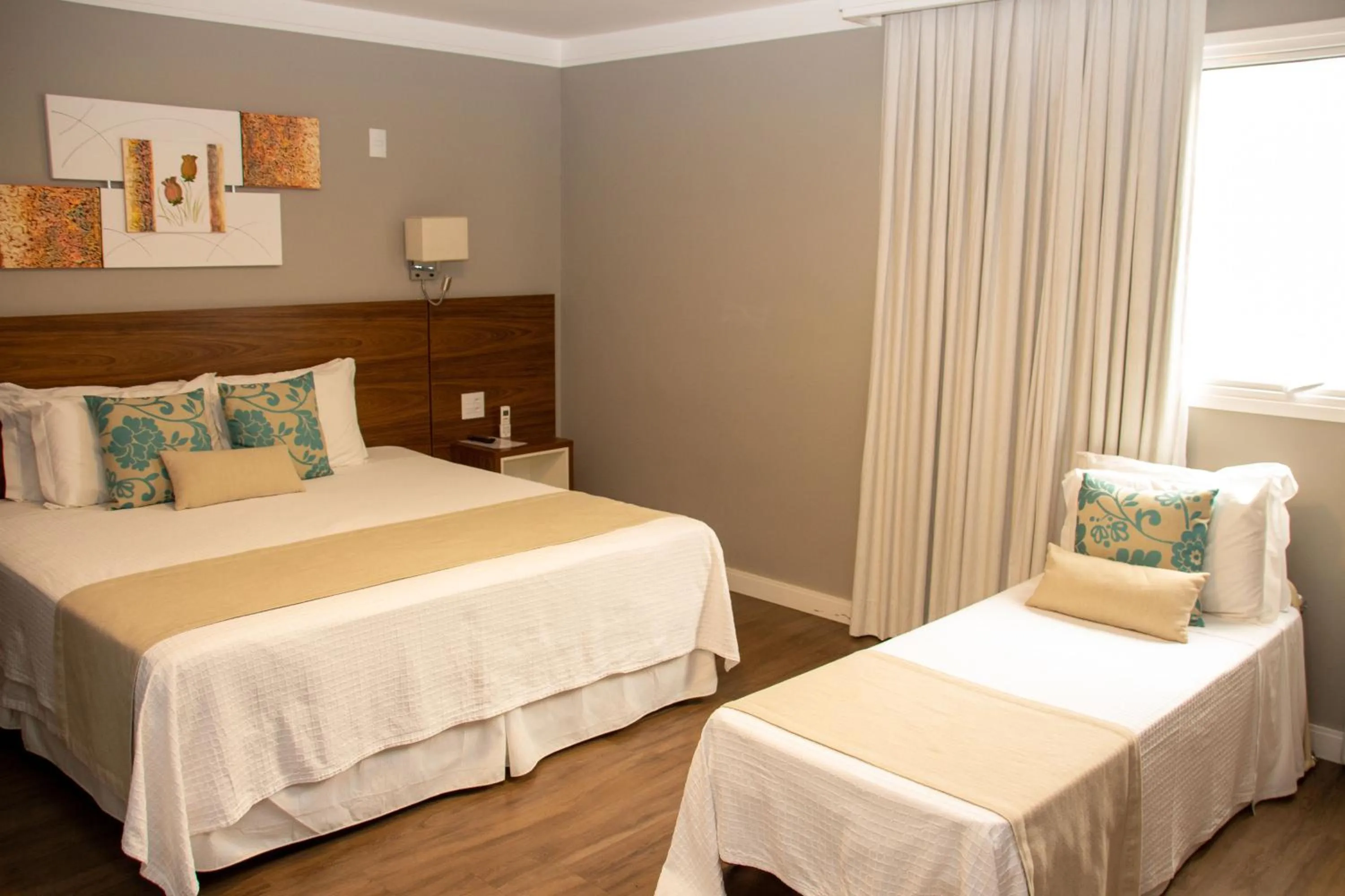 Bed in Hotel Villa Fiori