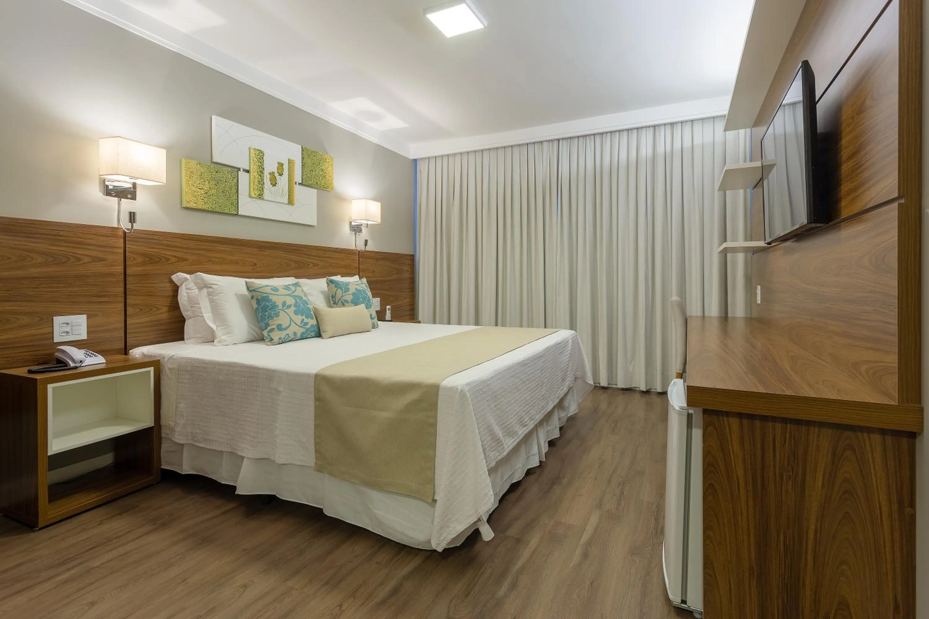 Bed in Hotel Villa Fiori