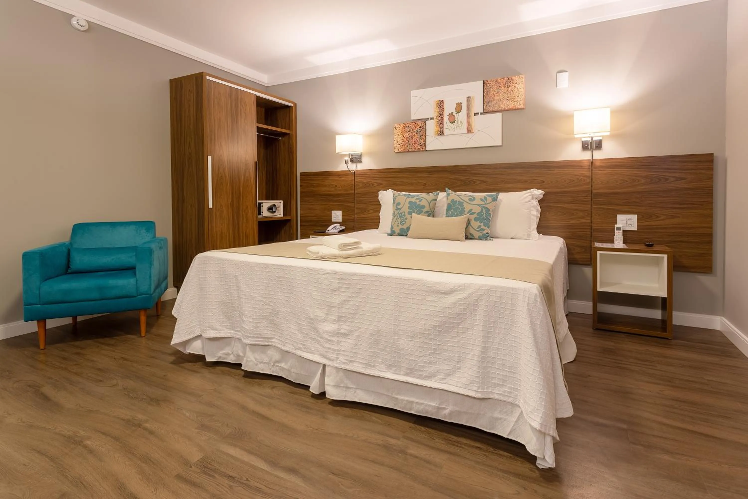 Bed in Hotel Villa Fiori