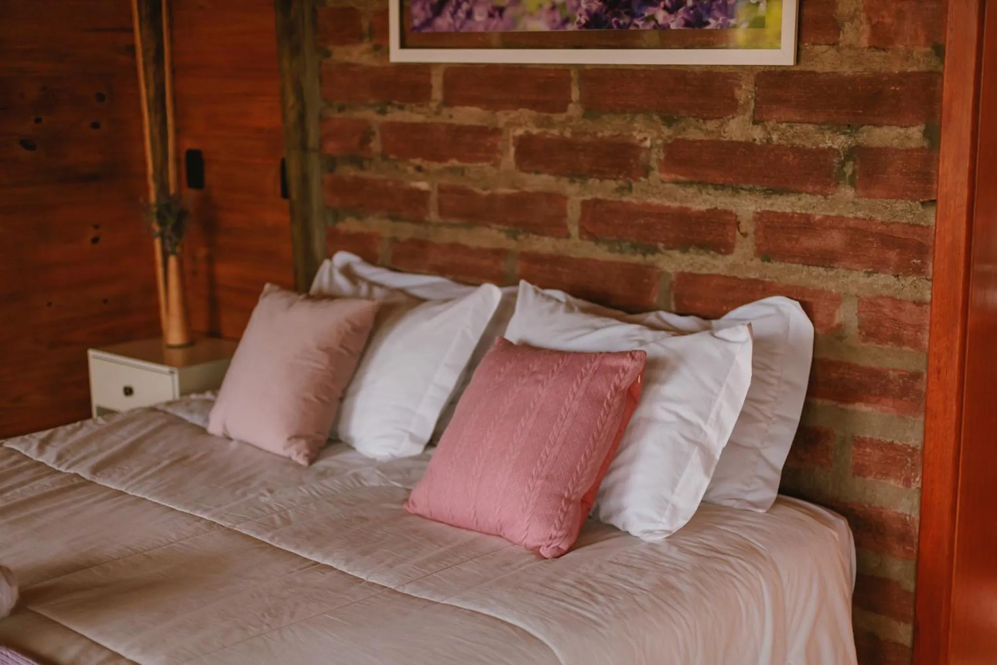 Bed in Afeto Pousada