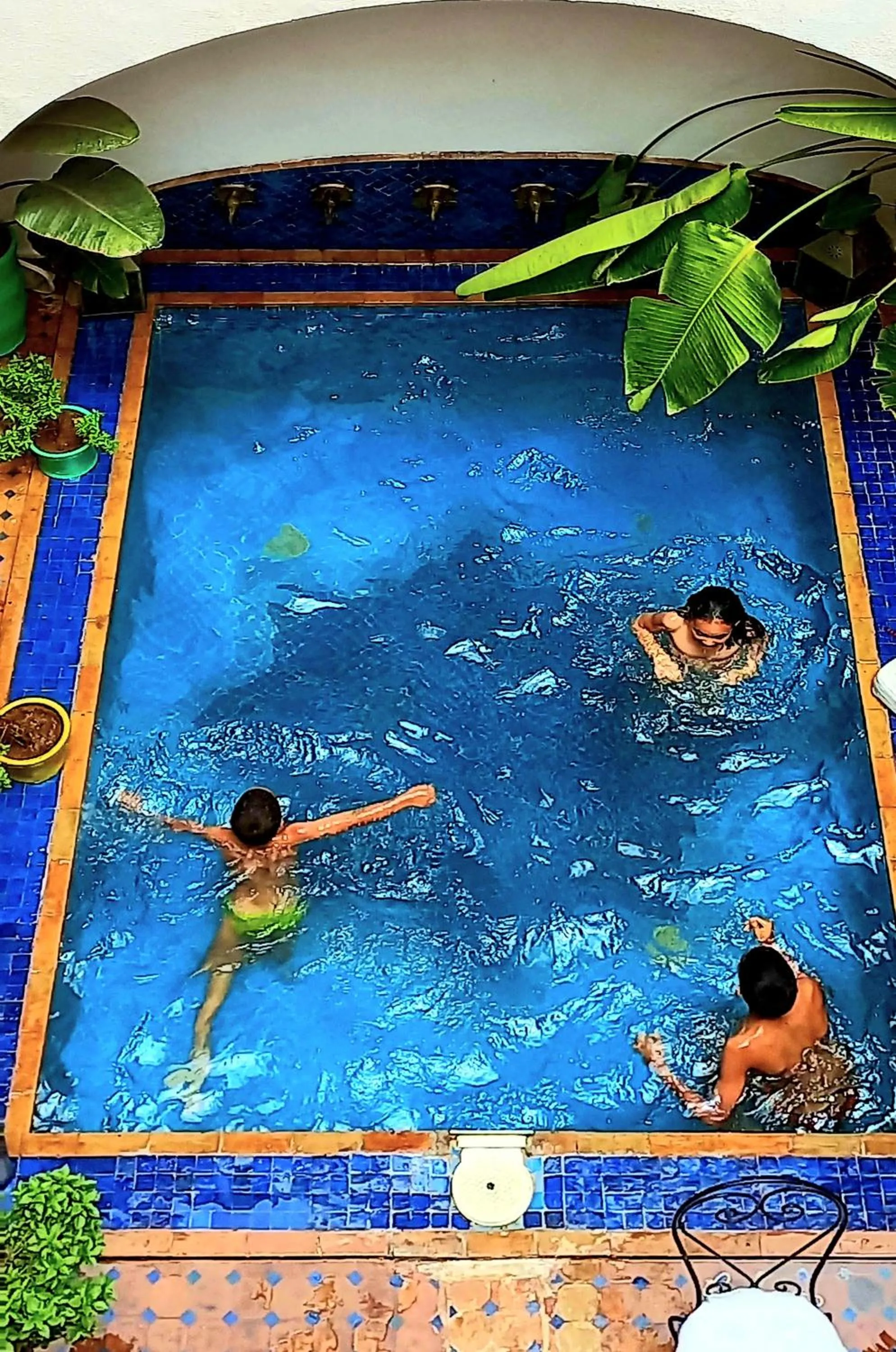 Pool view in Riad Rêve d Antan