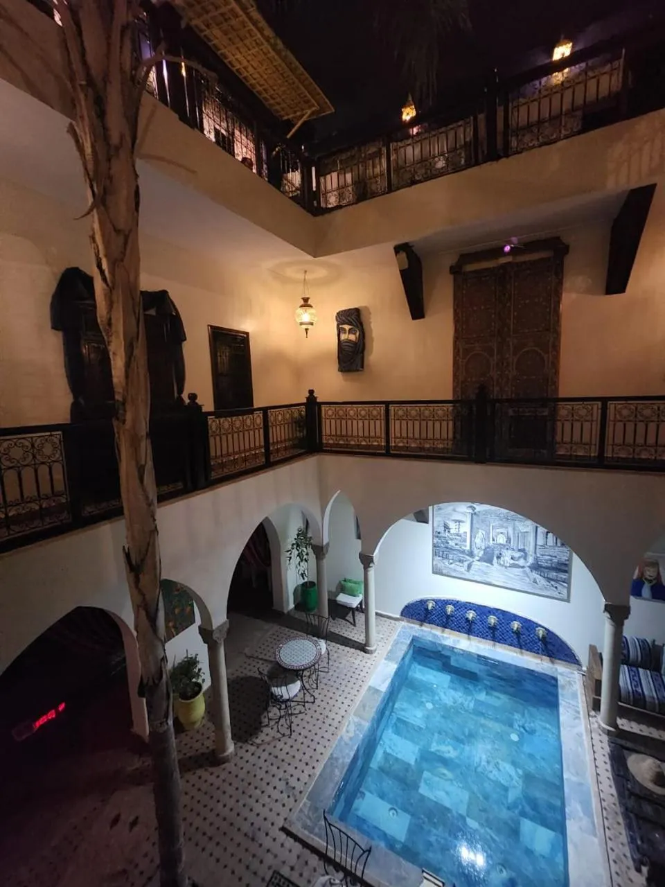 Pool view in Riad Rêve d Antan