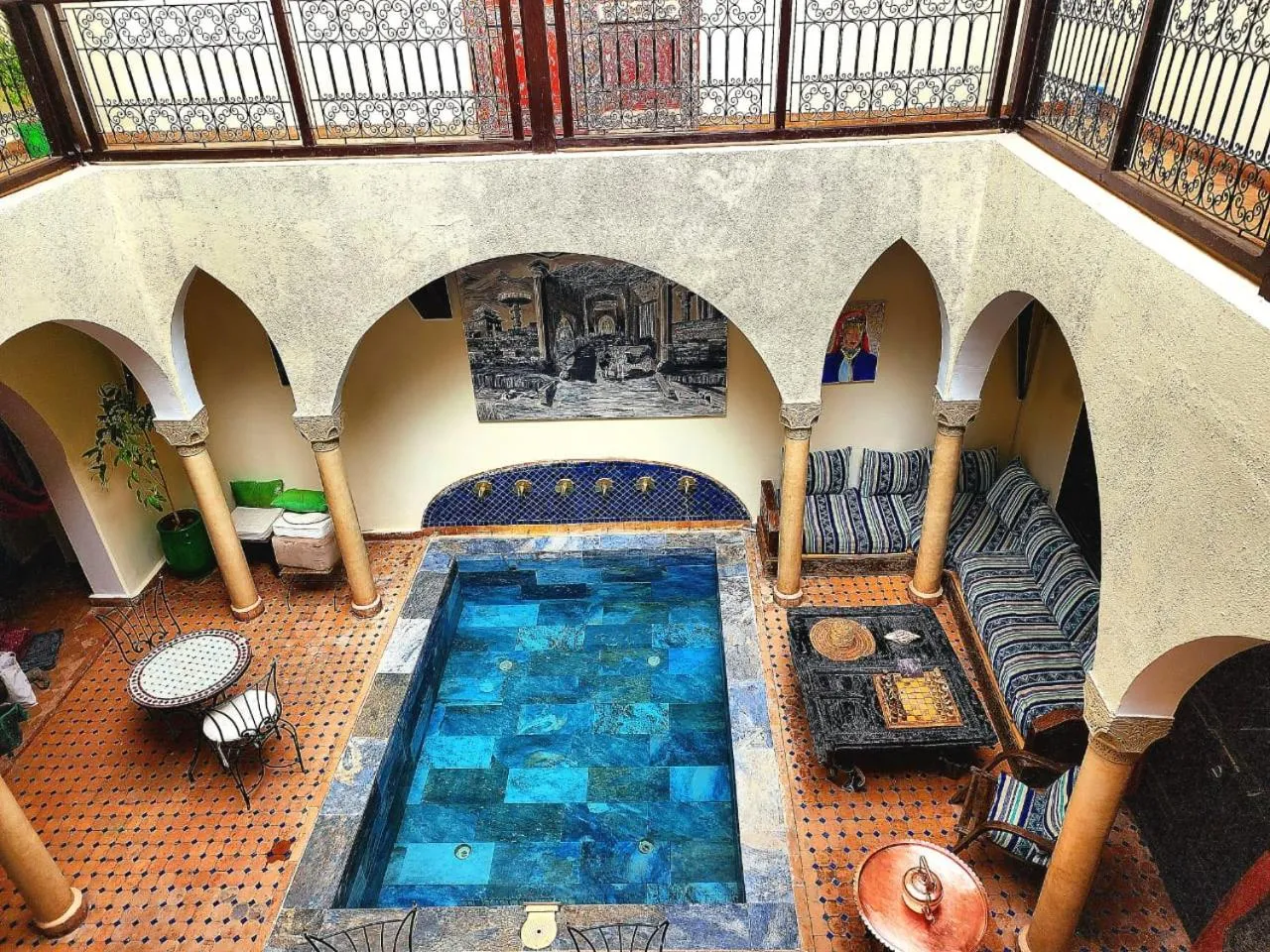 Patio in Riad Rêve d Antan