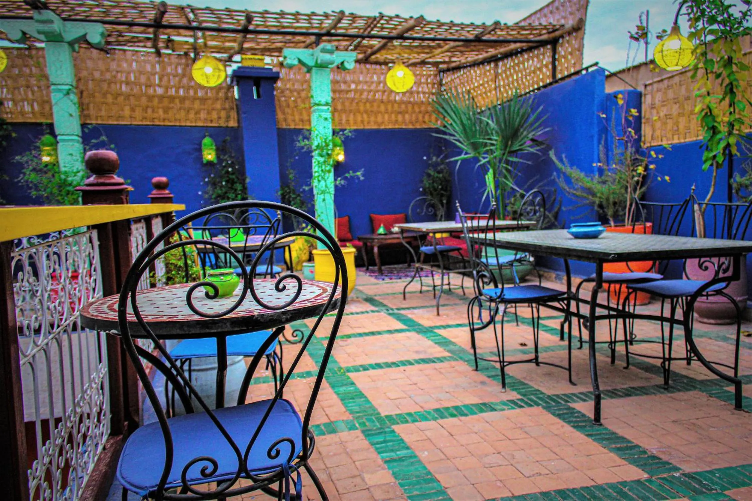 Patio in Riad Rêve d Antan