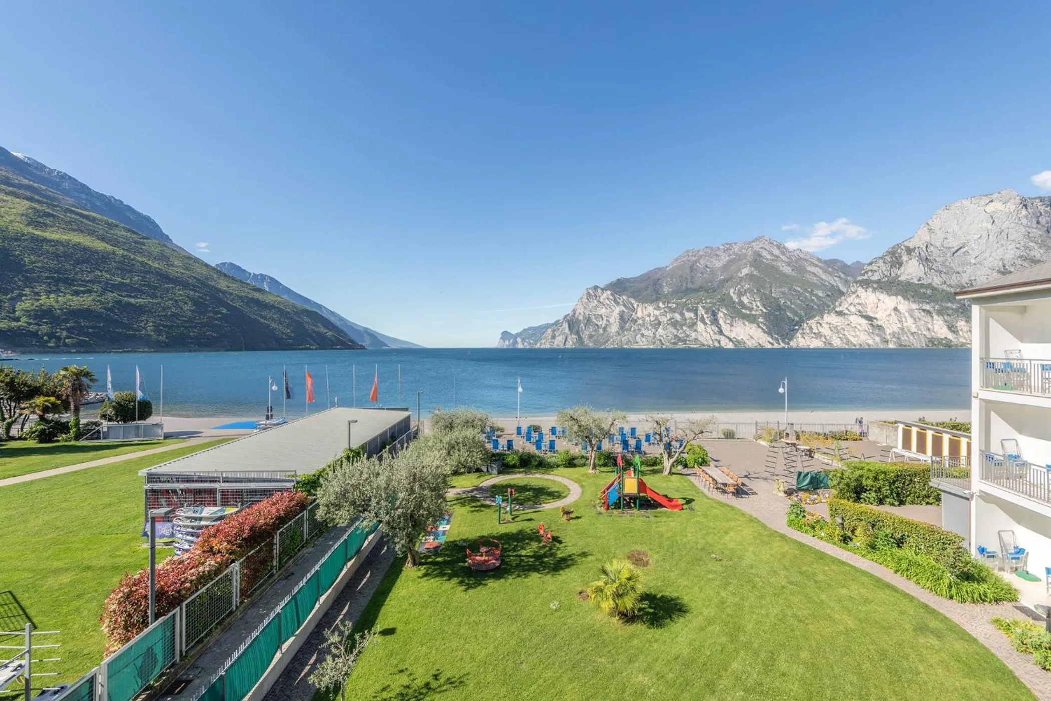 Lake view in Residence Casa al Sole Apartments