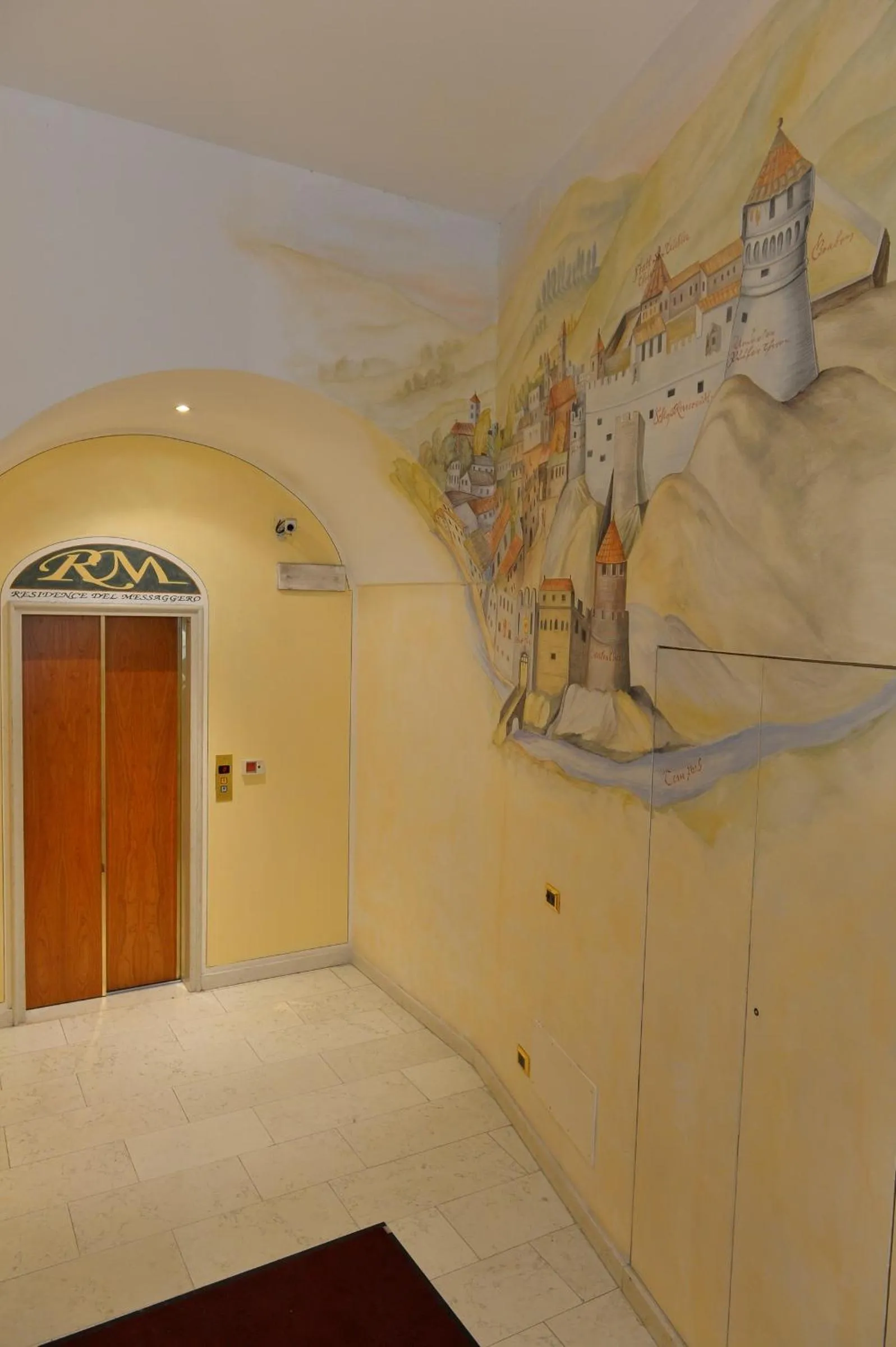 Decorative detail in Residence Del Messaggero