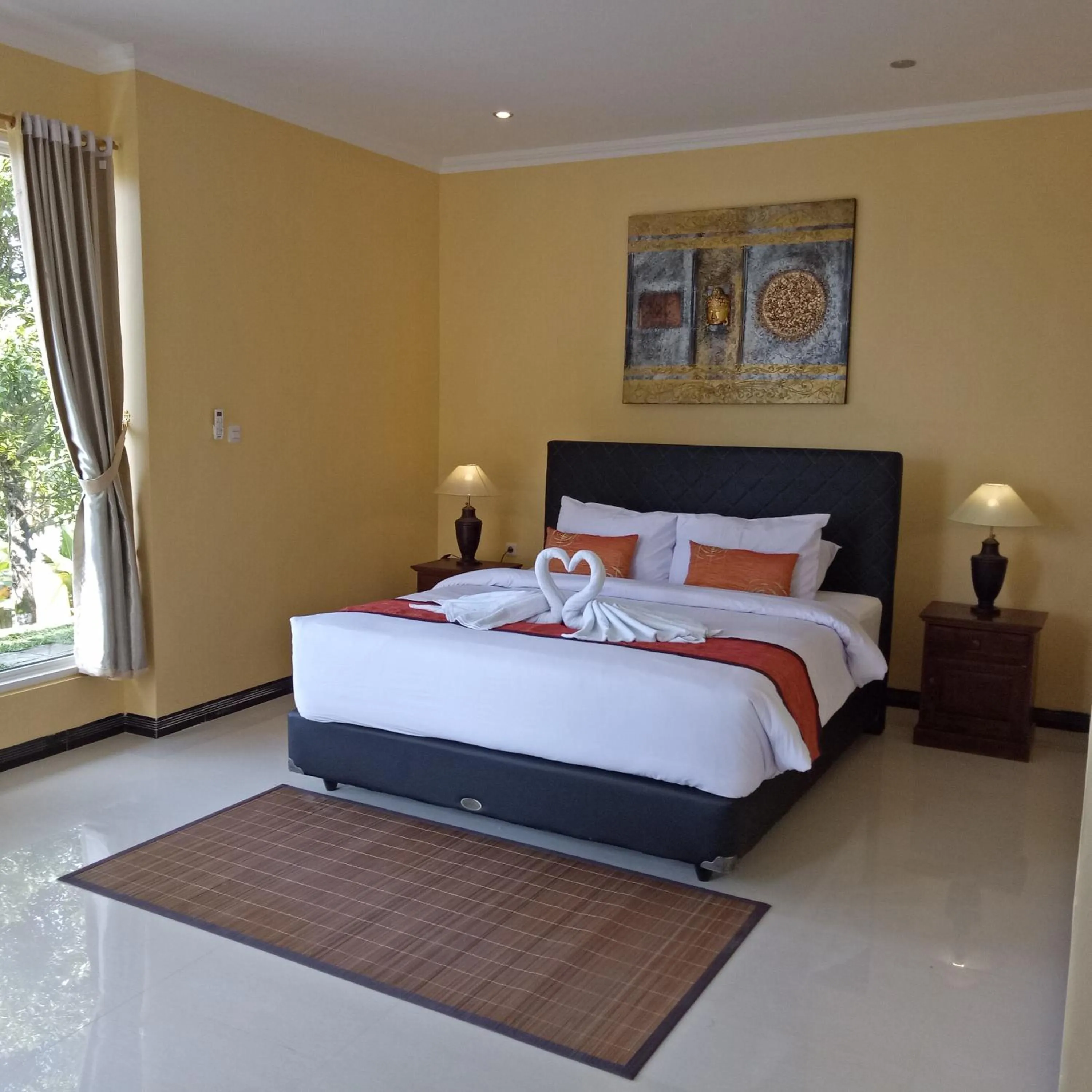 Bed in Atres Sari Resort