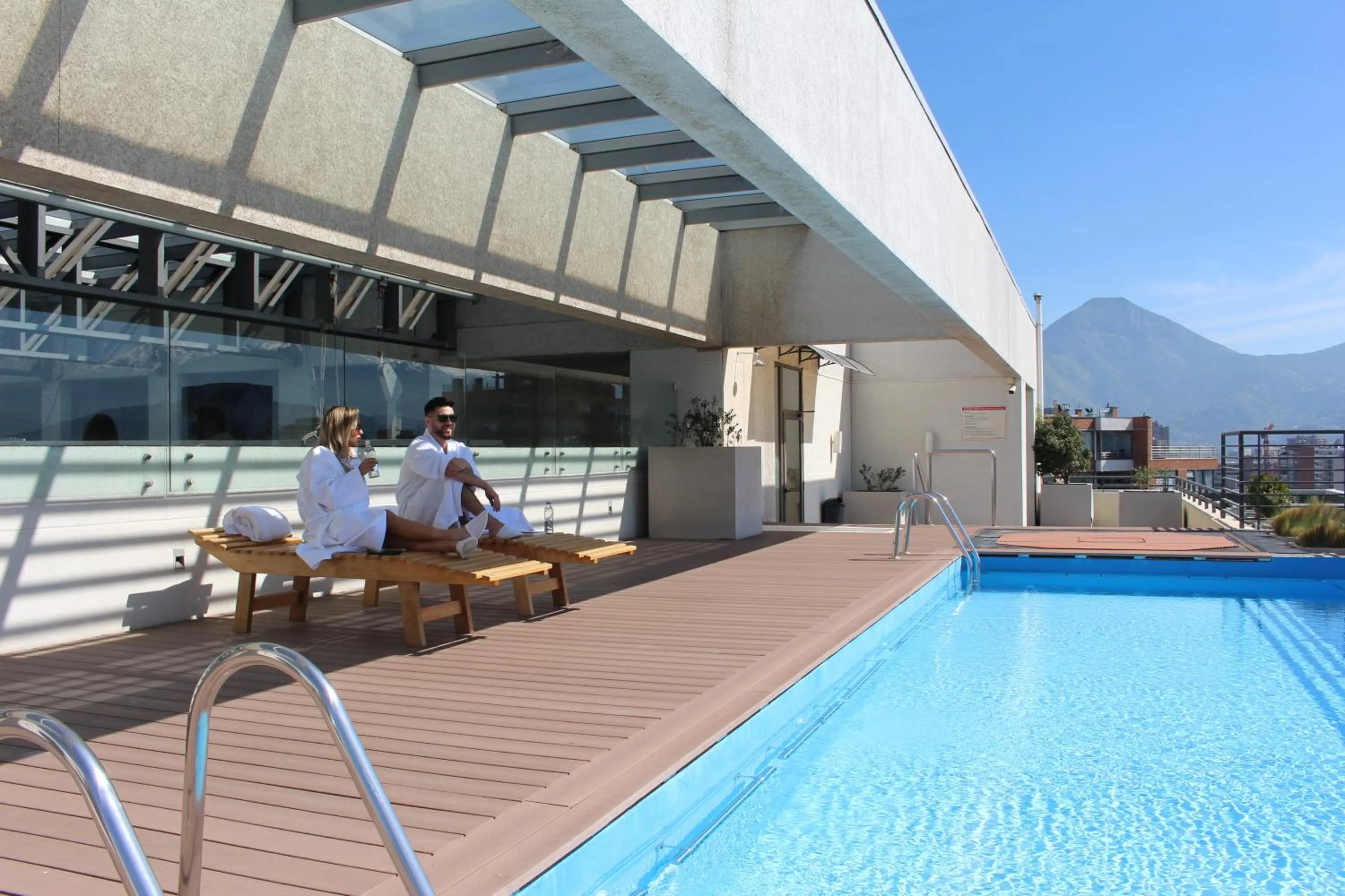 Swimming pool in Norus Las Condes