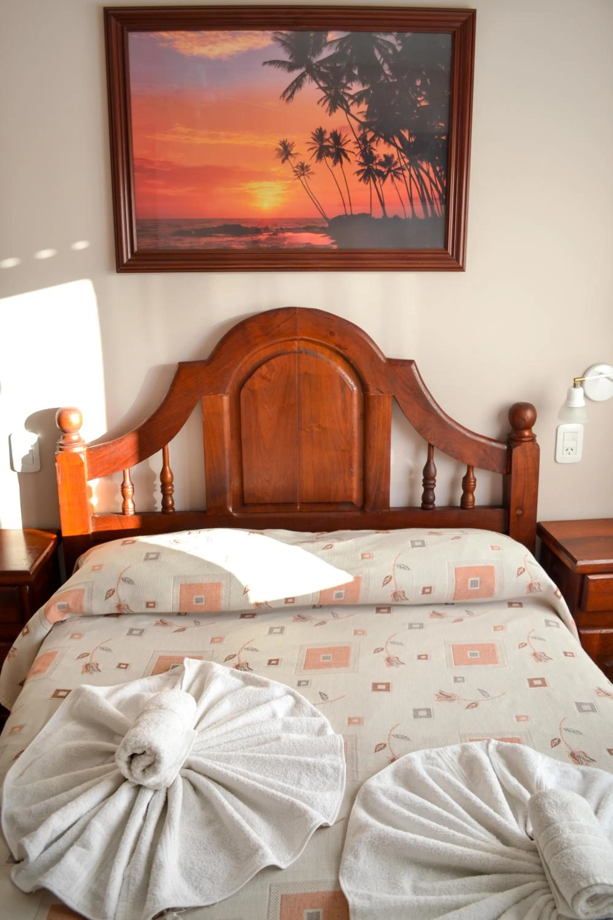 Bed in Hotel Rideamus