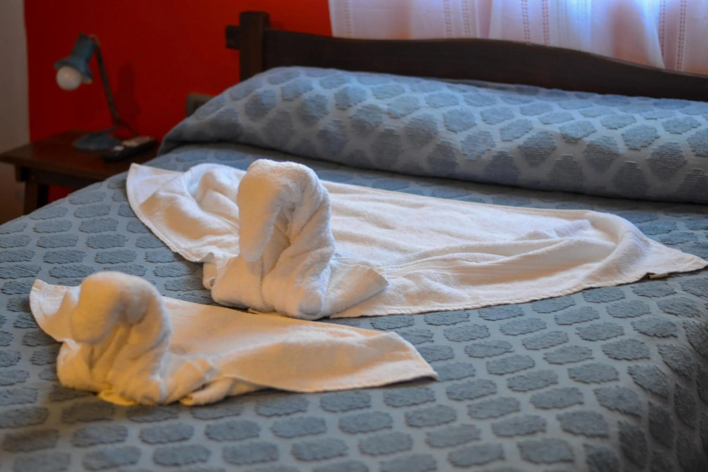 Bed in Hotel Rideamus