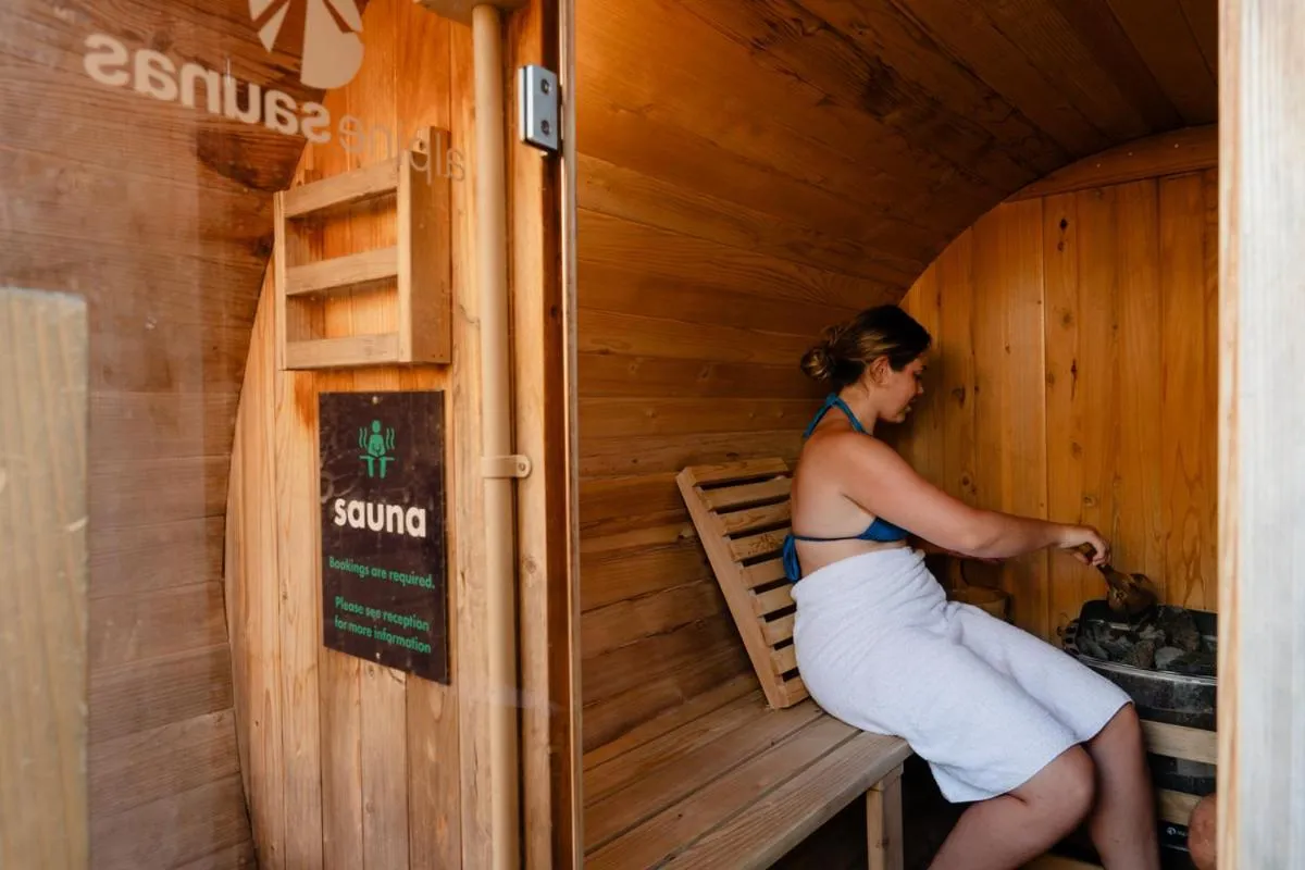 Sauna in Tasman Holiday Parks - Beachaven