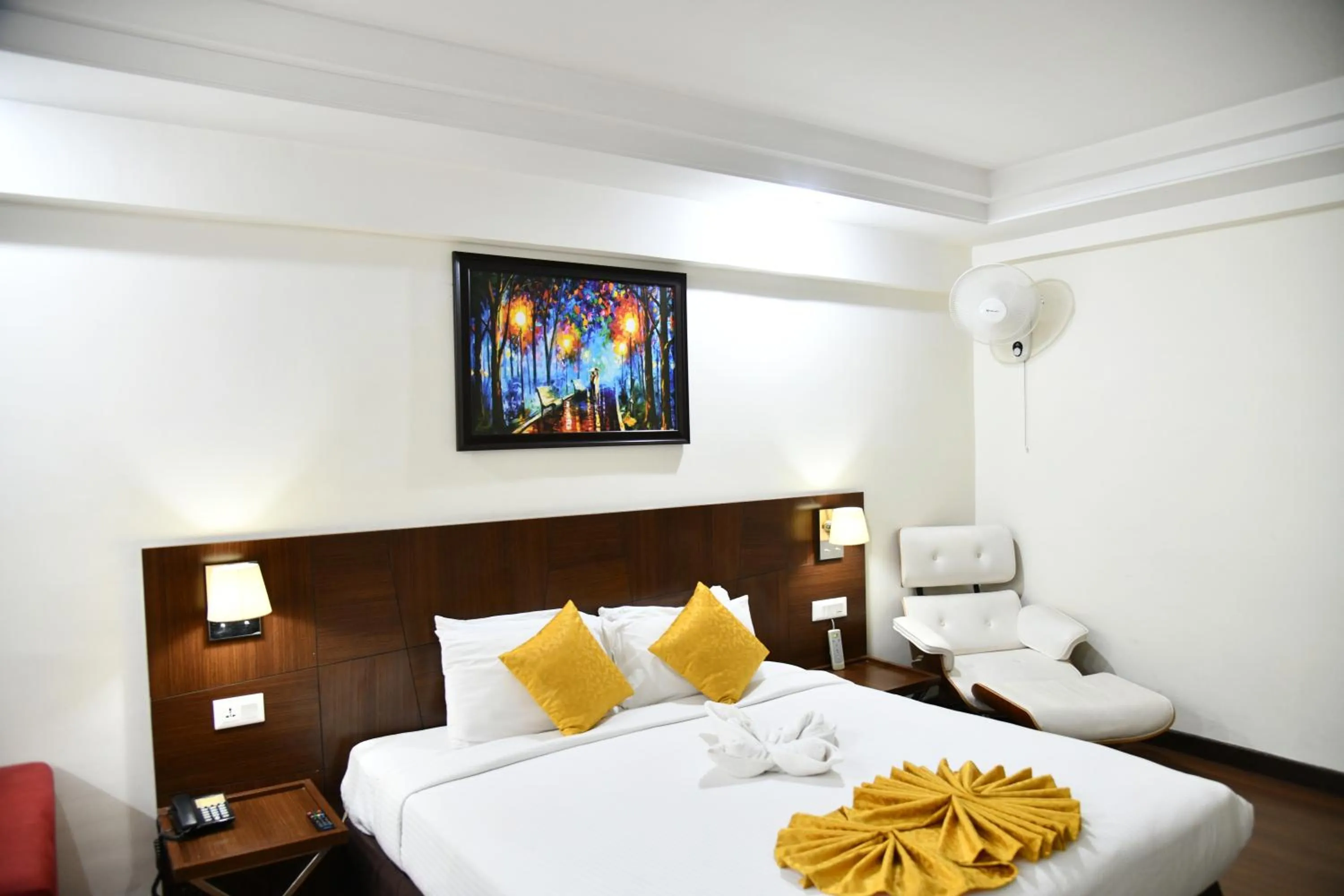 Bed in souvenir peppermint hotel