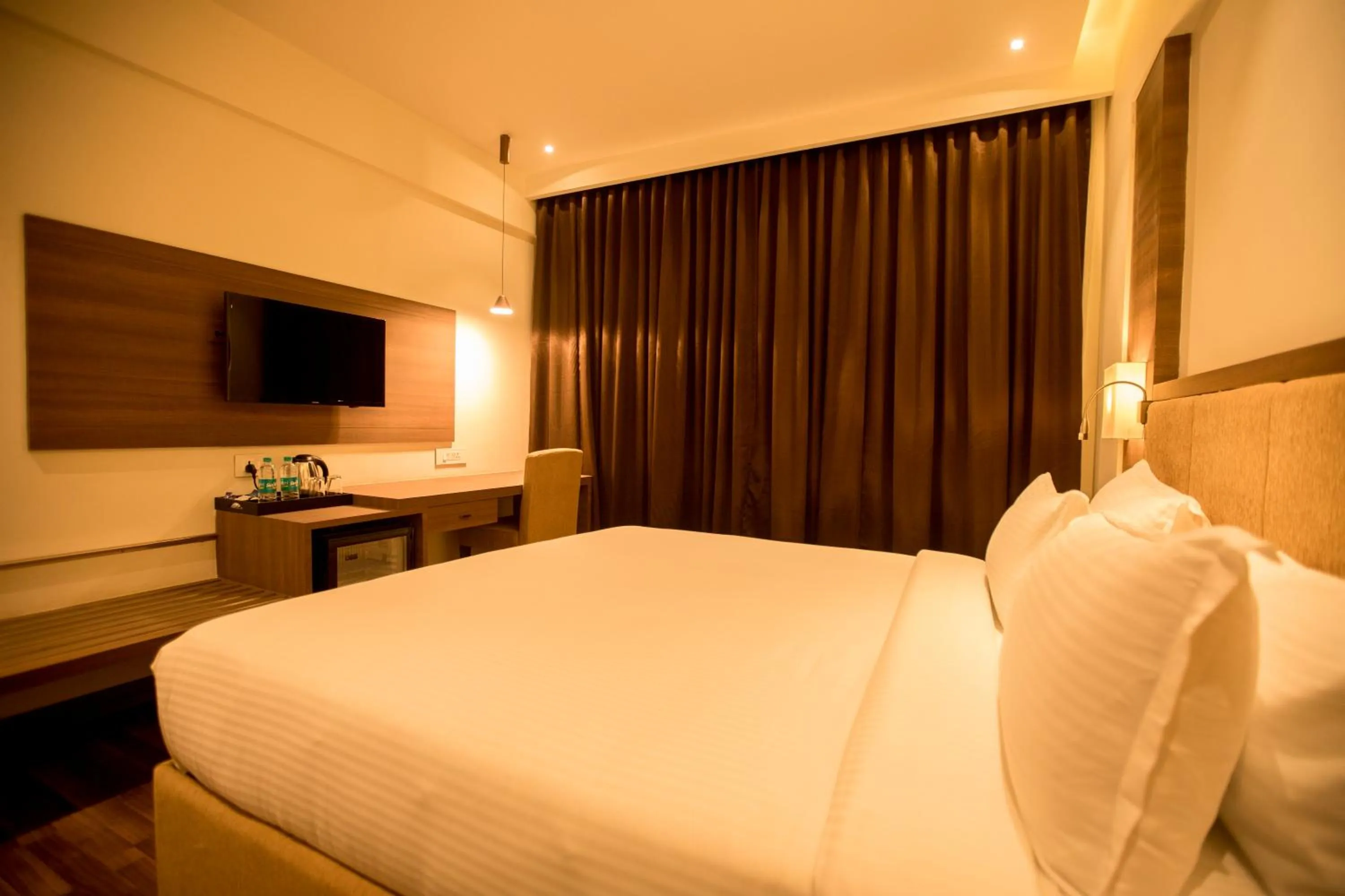 Bedroom, Bed in S Hotels Chennai